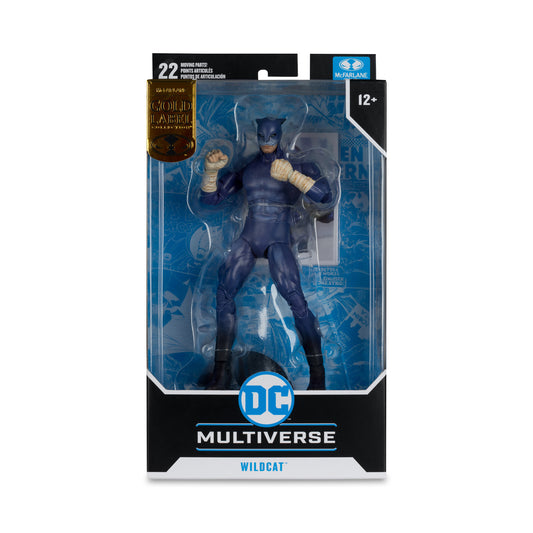 DC Multiverse Gold Label Wildcat (JSA) Exclusive 7-Inch Action Figure, Not Mint