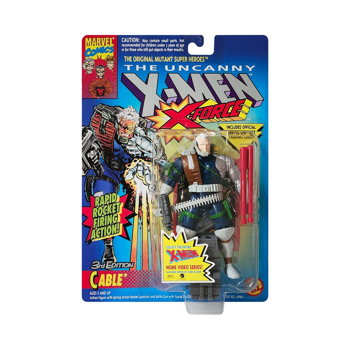 X-Men/X-Force 3rd Edition Cable 5-Inch Action Figure, 1993