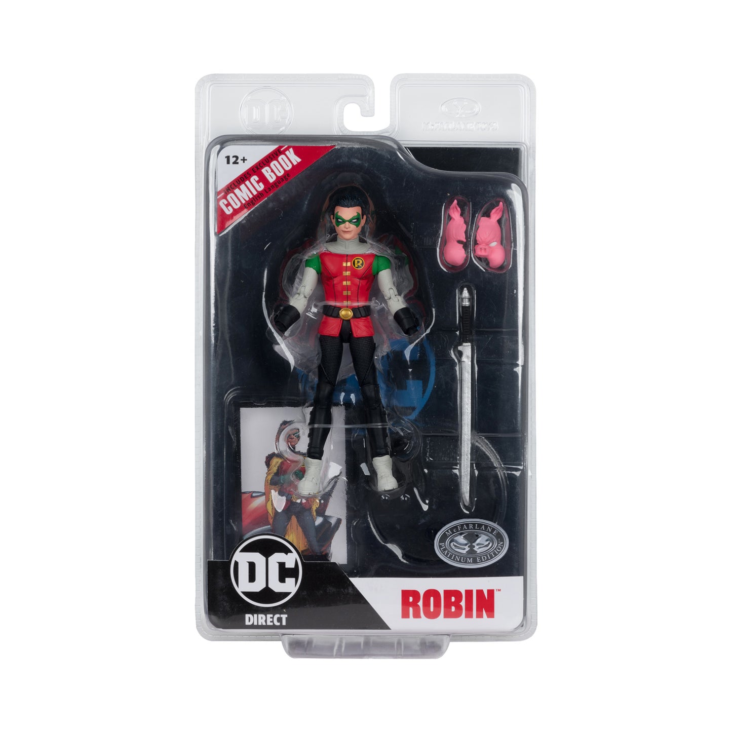 DC Direct Page Punchers Robin (Batman: Reborn) Platinum Edition 7-Inch Scale Action Figure