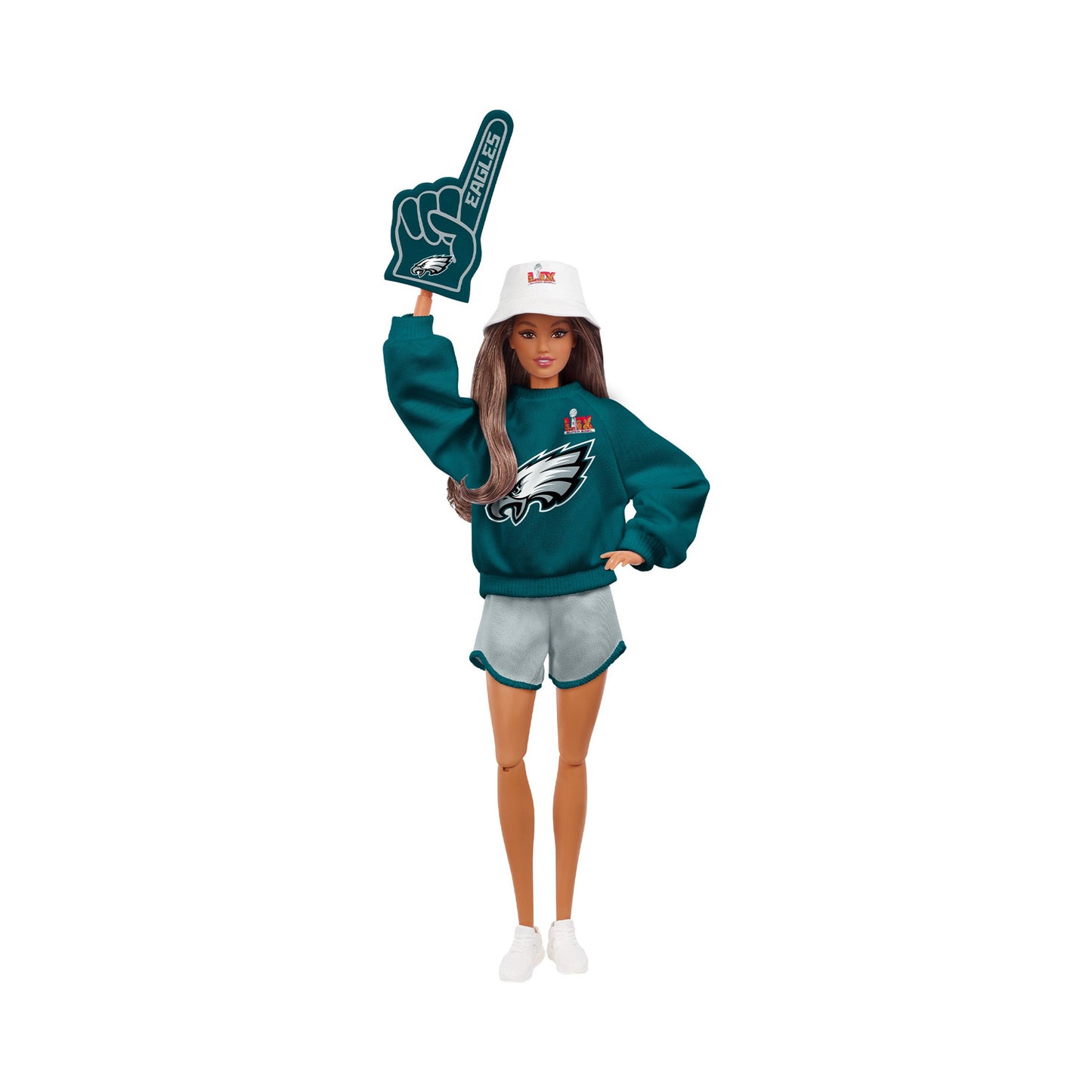 Barbie Signature Collection Barbie x Super Bowl Eagles 2 11.5-Inch Doll, Not Mint