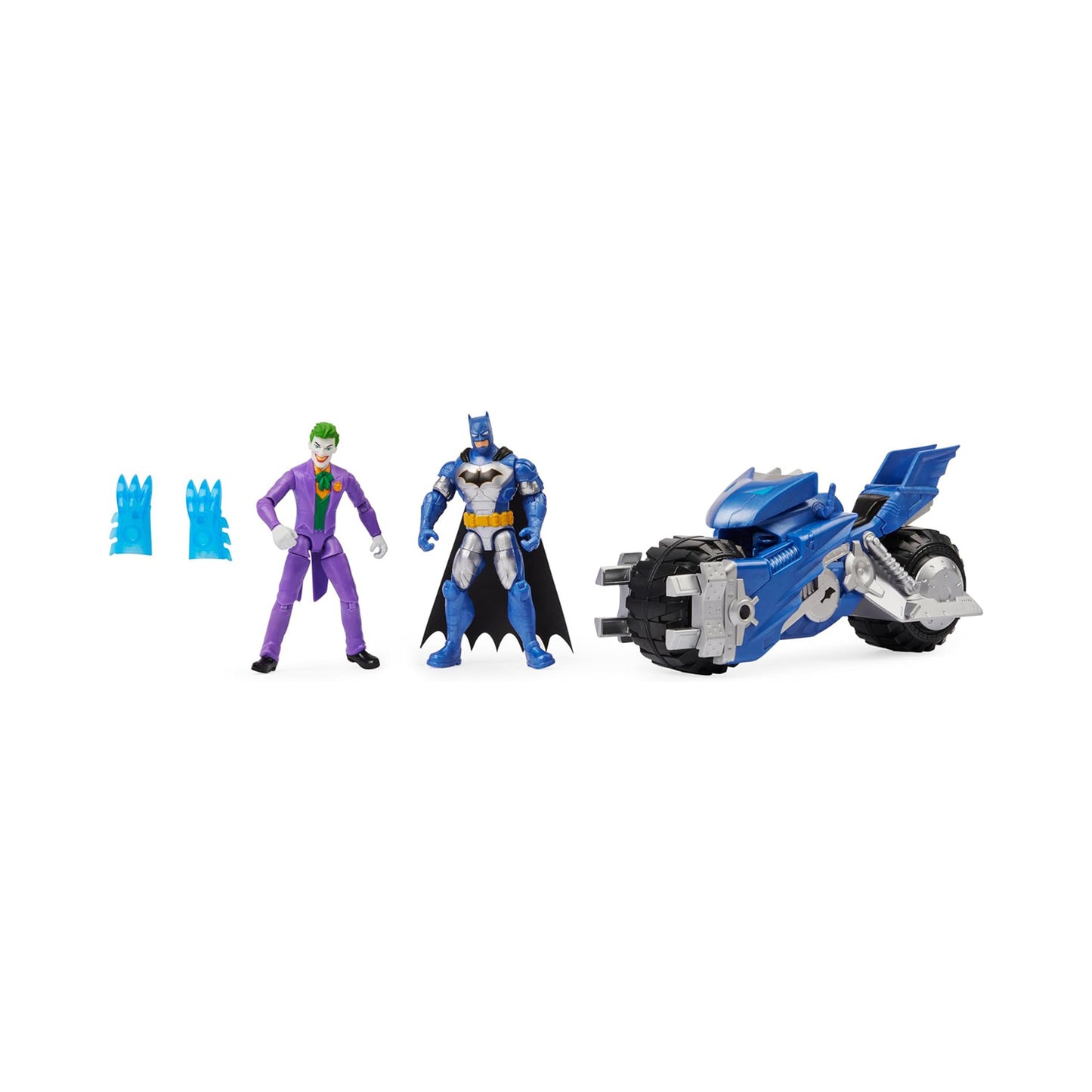 DC Comics Batcycle and Joker vs. Batman Exclusive 4-Inch Action Figures and Vehicle