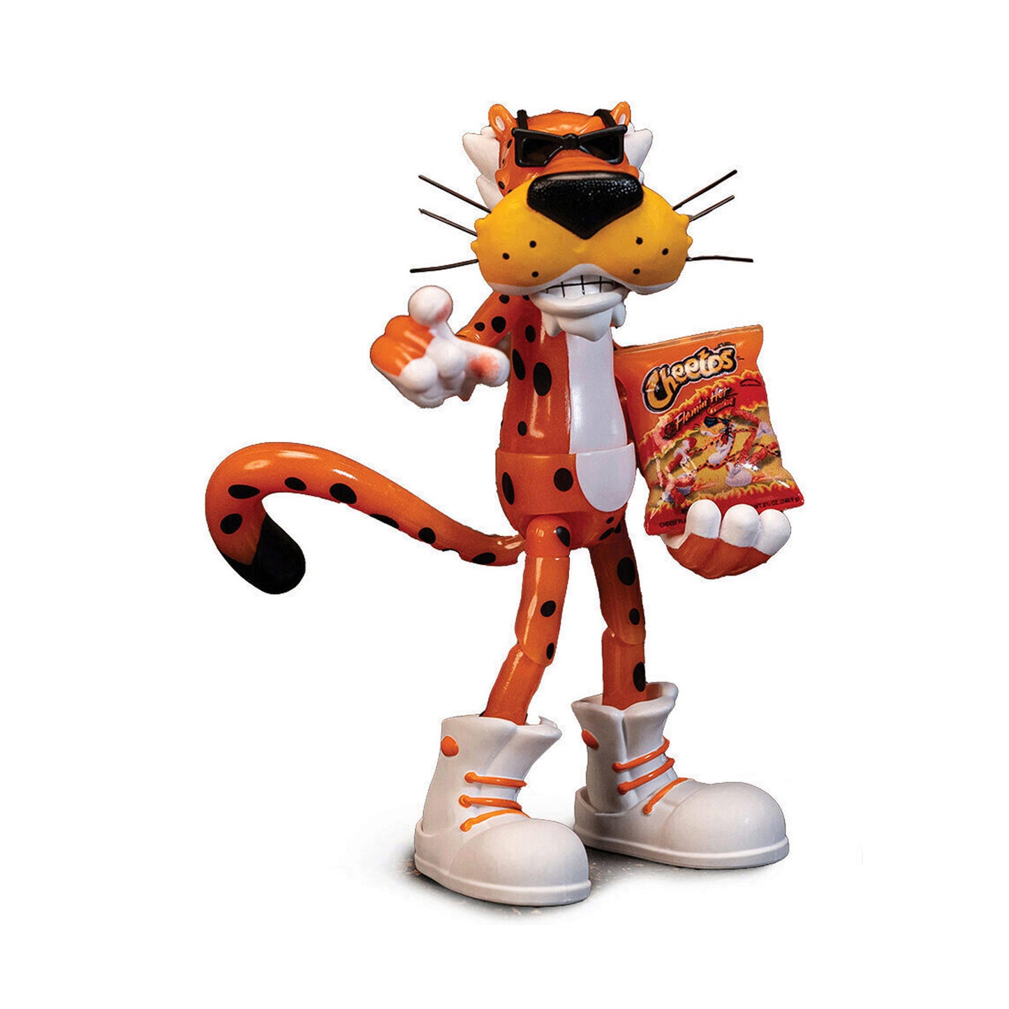 Cheetos Chester Cheetah Flamin' Hot Glow-in-the-Dark Exclusive 6-Inch Scale Action Figure
