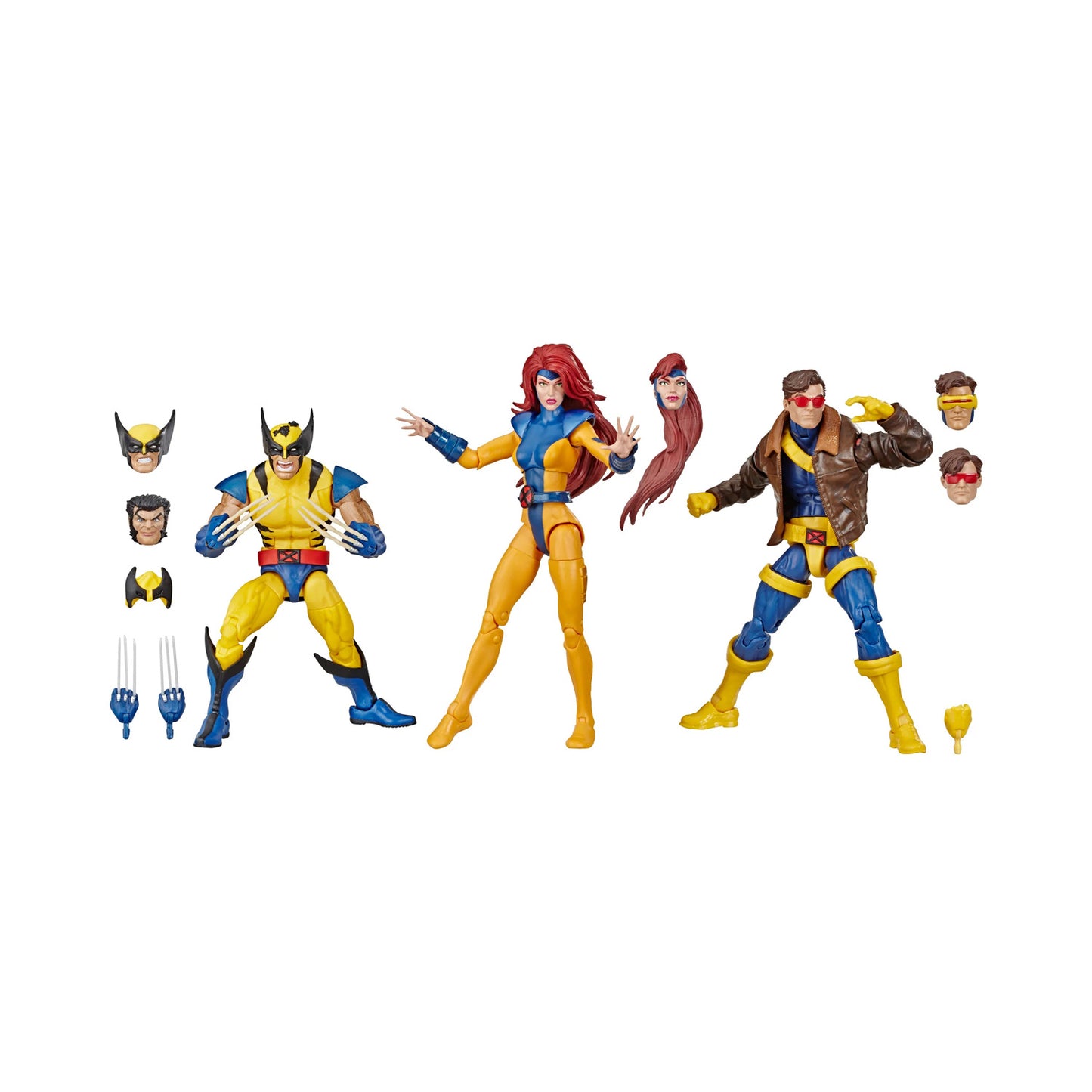 Marvel Legends Love Triangle Action Figure 3-Pack (Wolverine, Jean Grey, Cyclops), Not Mint