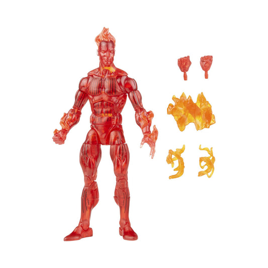 Marvel Legends Fantastic Four Retro Collection Human Torch 6-Inch Action Figure