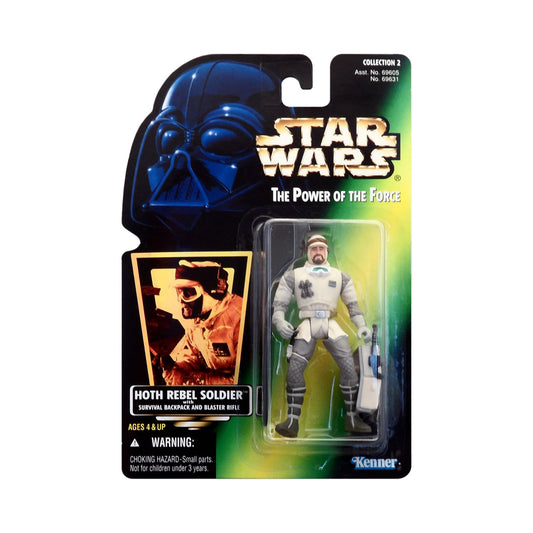 Star Wars: Power of the Force Hoth Rebel Soldier (Hologram Card) 3.75-Inch Action Figure