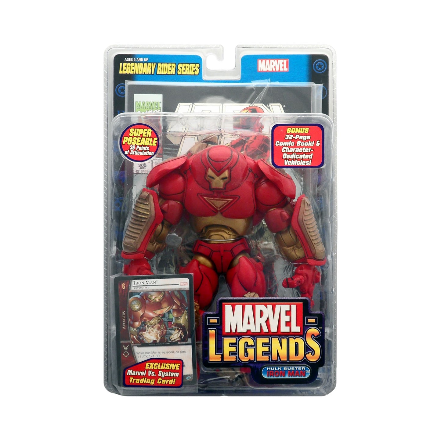 Marvel Legends Legendary Rider Series Hulkbuster Iron Man 6-Inch Action Figure