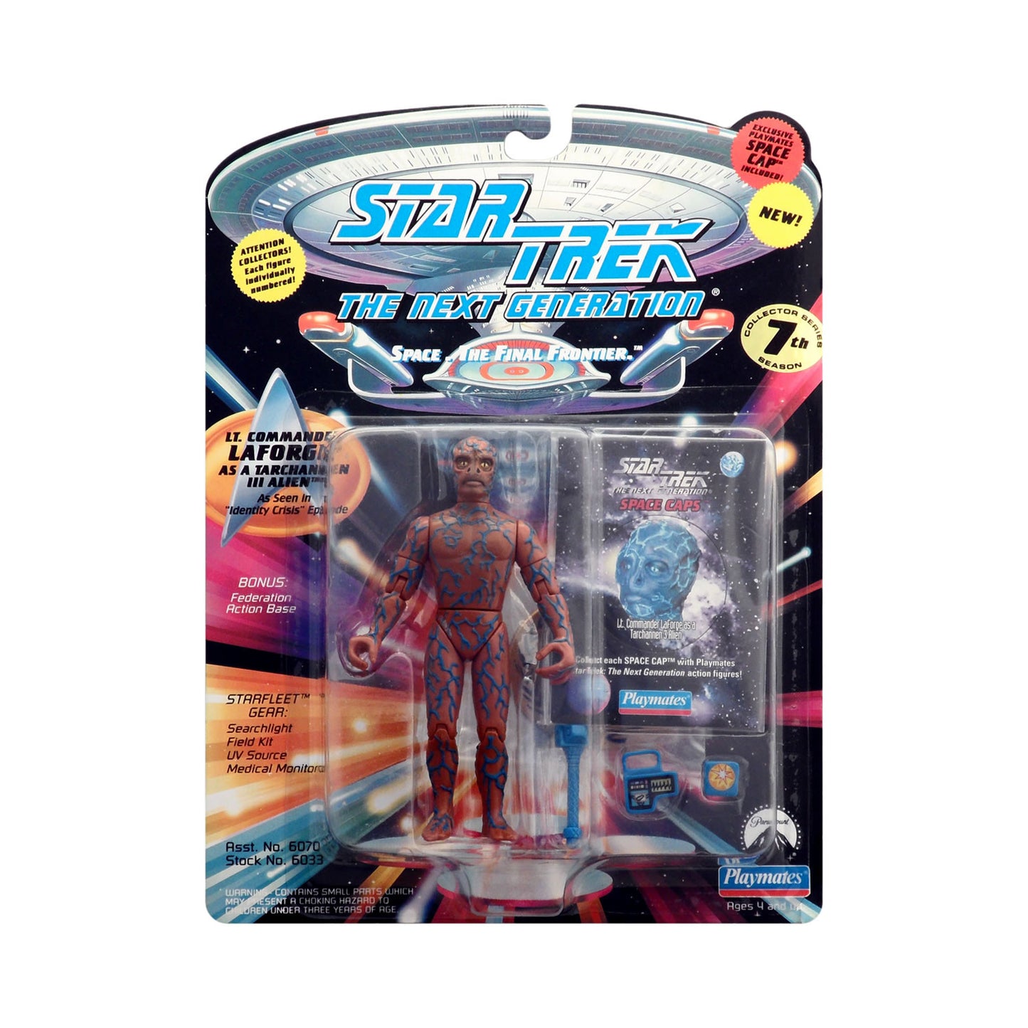 Star Trek: The Next Generation Lt. Commander La Forge as a Tarchannen III Alien 4.5-Inch Action Figure
