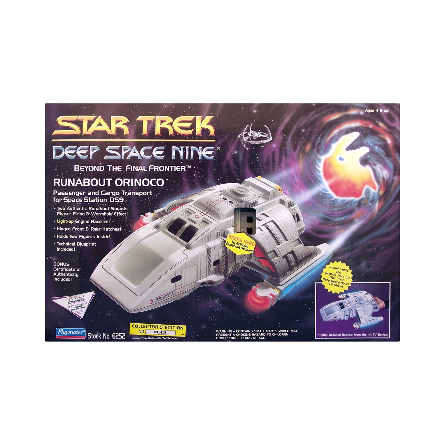 Star Trek: Deep Space Nine Runabout Orinoco Action Figure Vehicle