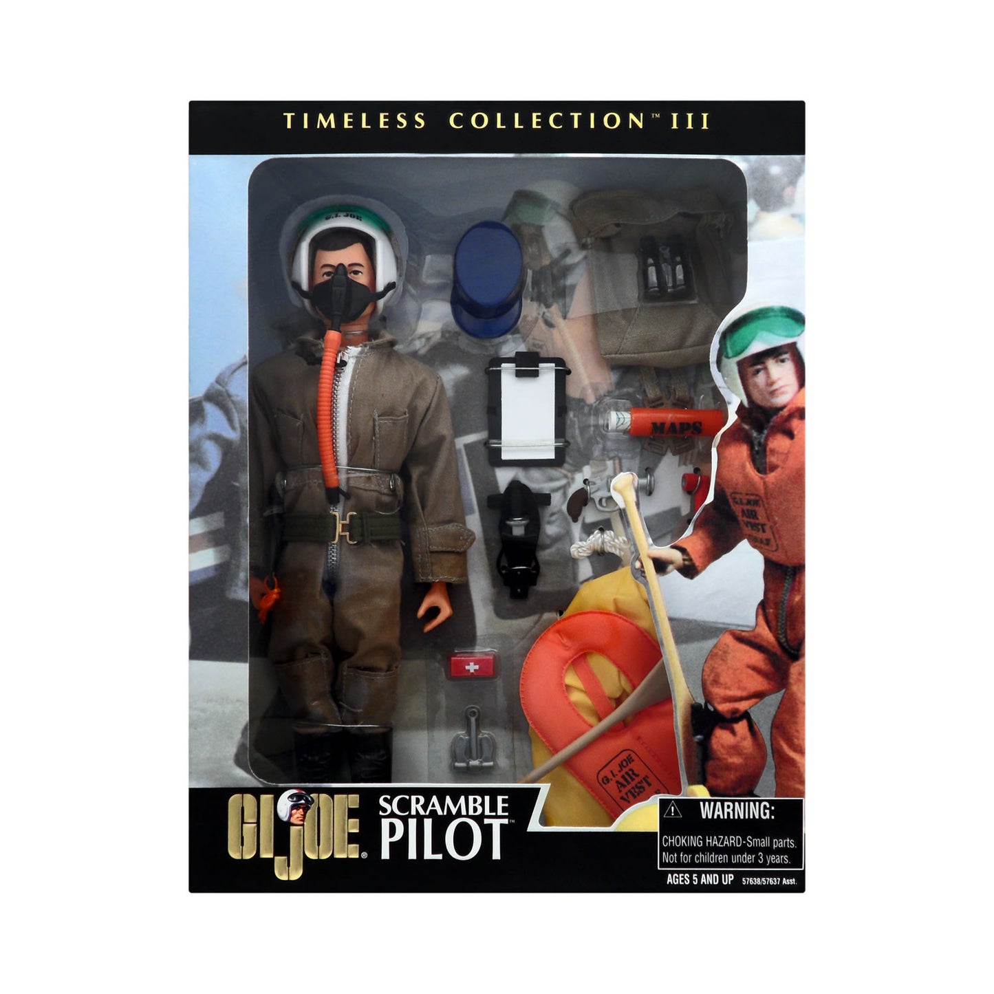 G.I. Joe Timeless Collection III Scramble Pilot (Caucasian) 12-Inch Action Figure