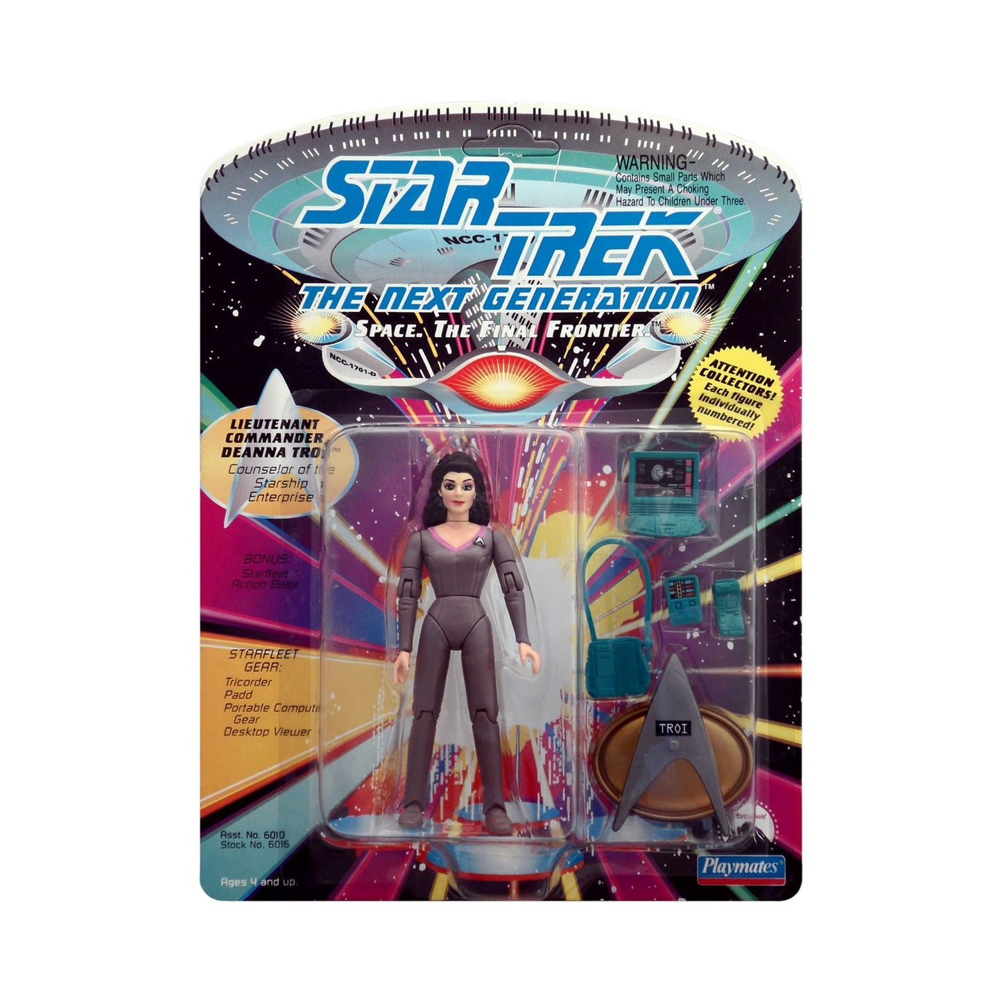 Star Trek: The Next Generation Lt. Cmdr. Deanna Troi 4.5-Inch Action Figure