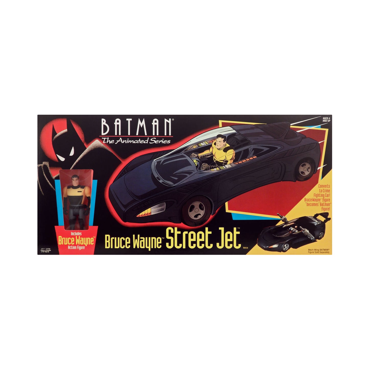 Batman: The Animated Series Bruce Wayne Street Jet Vehicle