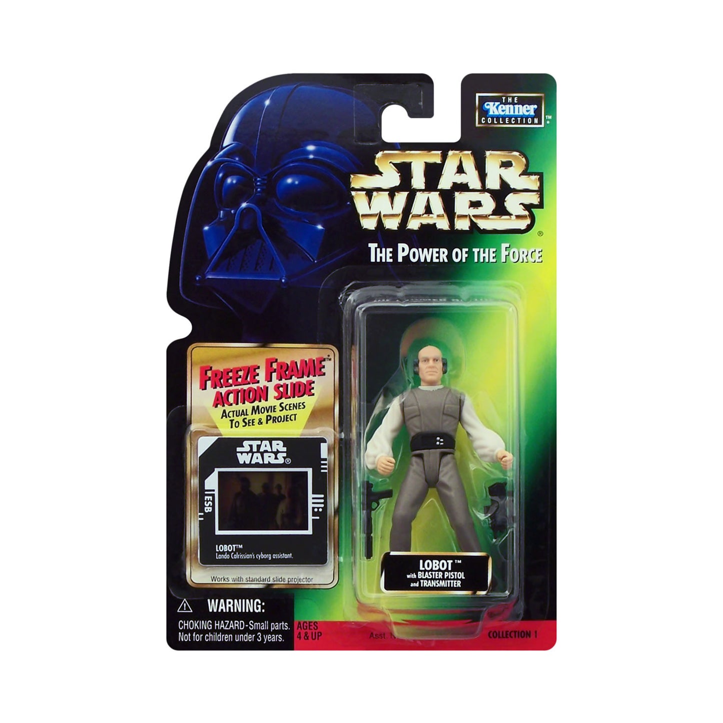 Star Wars: Power of the Force Freeze Frame Lobot 3.75-Inch Action Figure