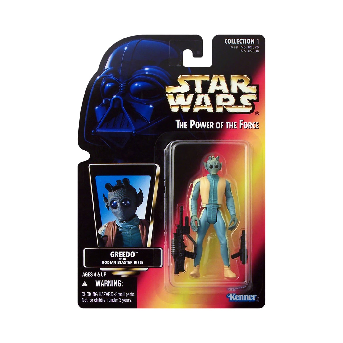 Star Wars: Power of the Force Greedo (Red Card) 3.75-Inch Action Figure