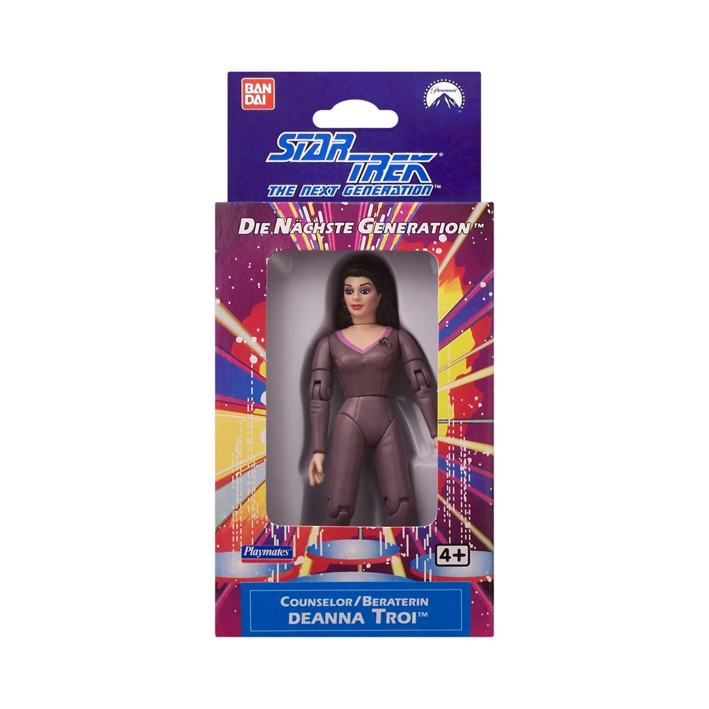 Star Trek: The Next Generation Counselor Deanna Troi 4.5-Inch Action Figure (German Boxed)
