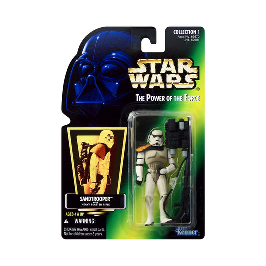 Star Wars: Power of the Force Sandtrooper (Hologram Card) 3.75-Inch Action Figure