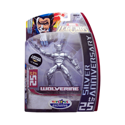 Marvel Legends 25th Silver Anniversary Wolverine Exclusive 6-Inch Action Figure