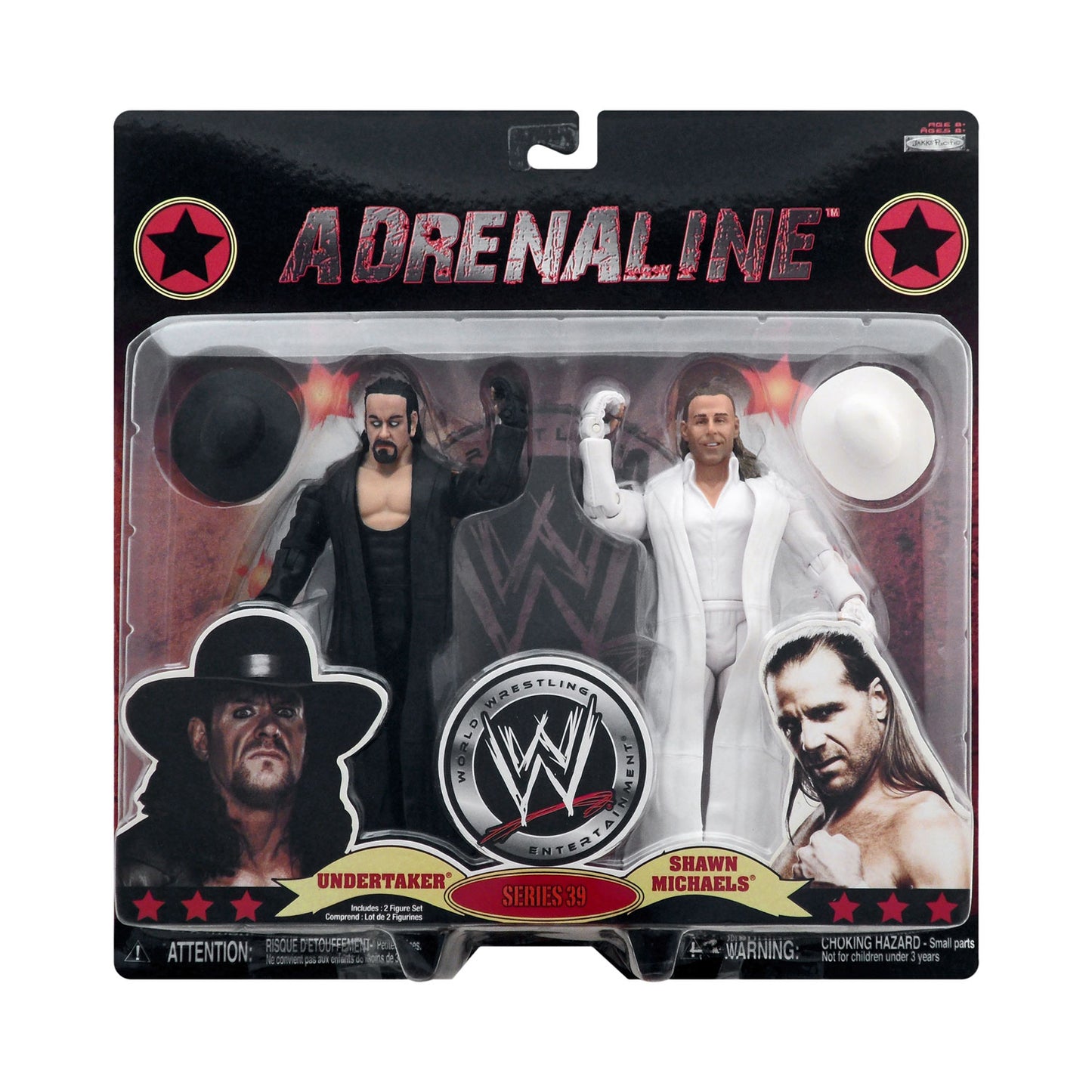 WWE Adrenaline Series 39 Undertaker & Shawn Michaels Action Figure 2-Pack