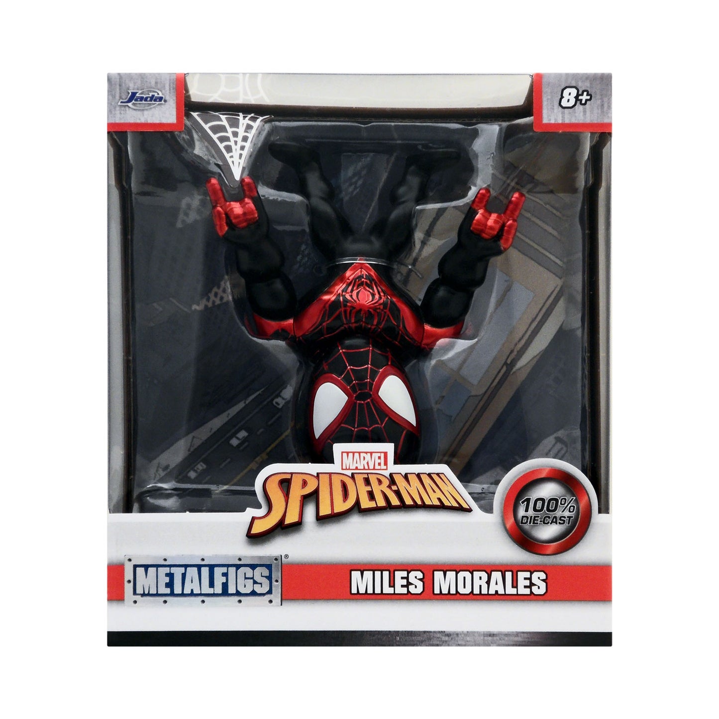 MetalFigs Miles Morales Spider-Man 4-Inch Die-Cast Figure