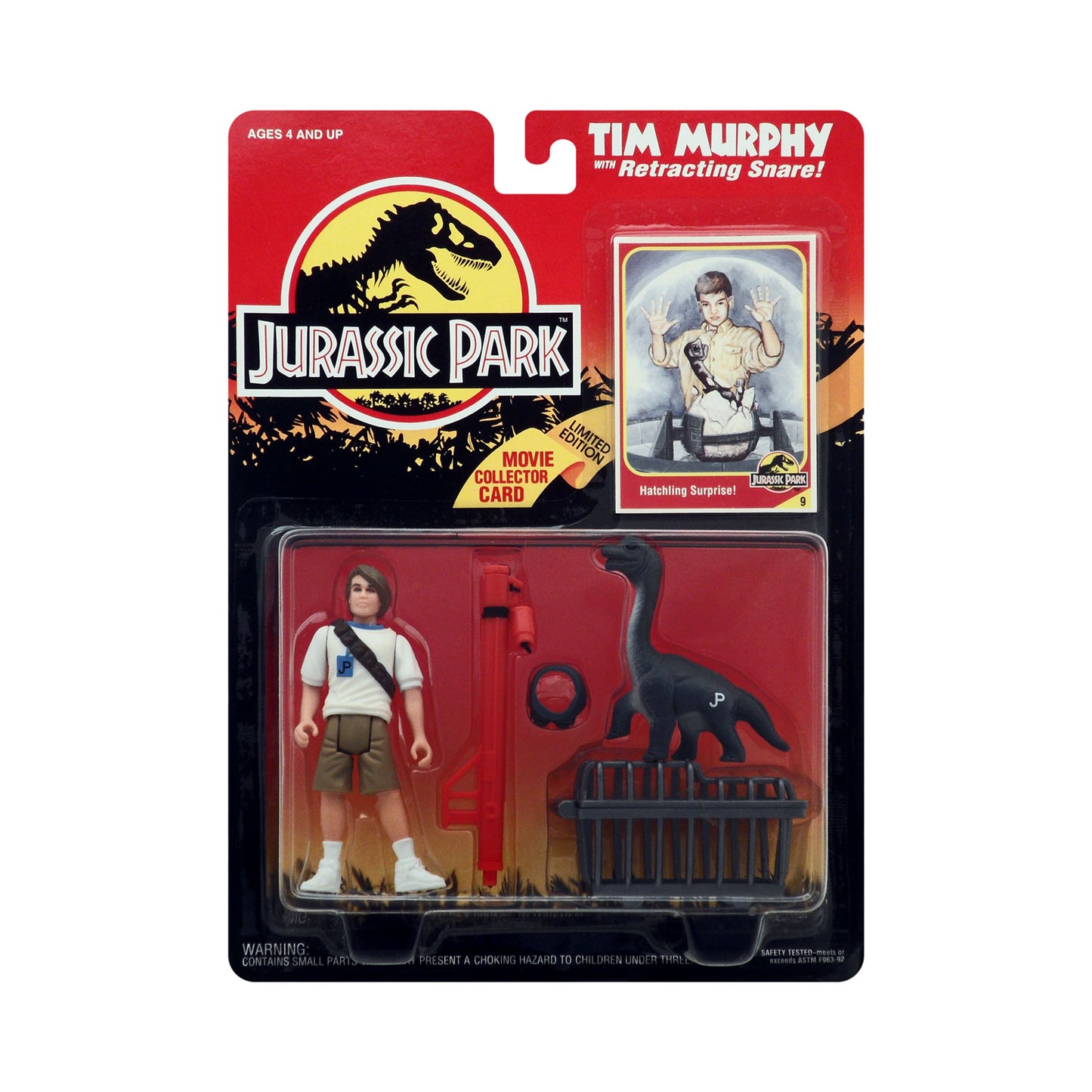 Jurassic Park Series I Tim Murphy with Retracting Snare Action Figure