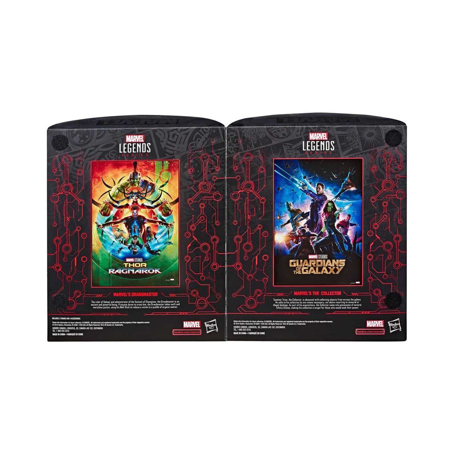 Marvel Legends SDCC 2019 Elders of the Universe Action Figure Set (the Collector and Grandmaster)