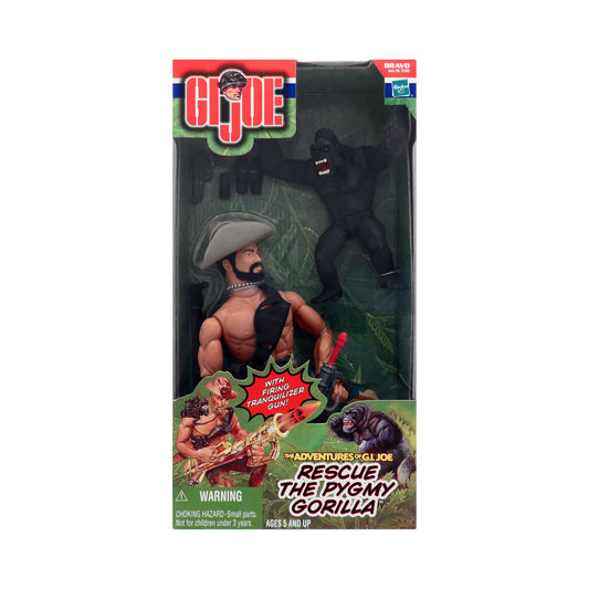 Adventures of G.I. Joe Rescue the Pygmy Gorilla (Caucasian) 12-Inch Action Figure, Not Sealed