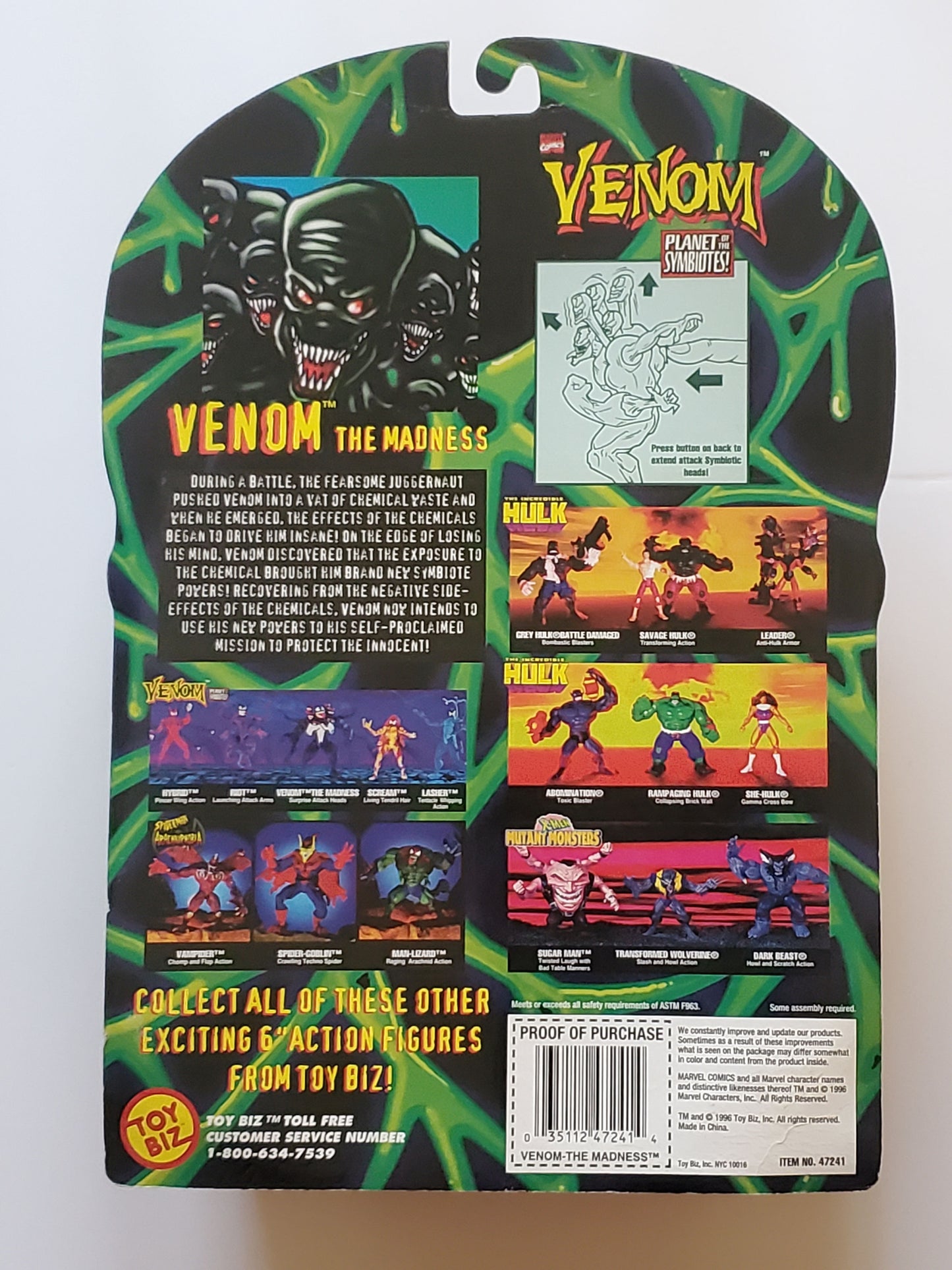Spider-Man/Venom: Planet of the Symbiotes! Venom - The Madness Action Figure
