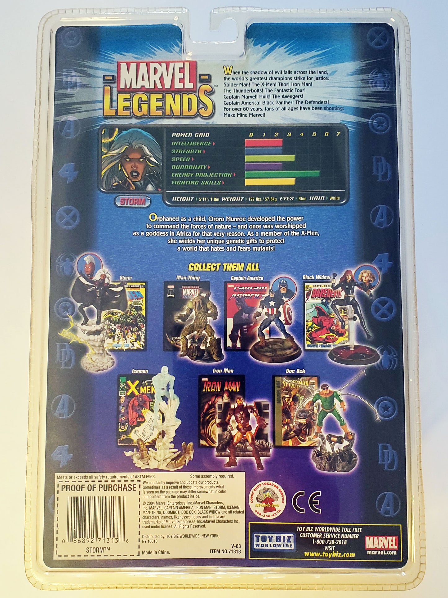 Marvel Legends Series VIII Storm (Mohawk Variant) 6-Inch Action Figure