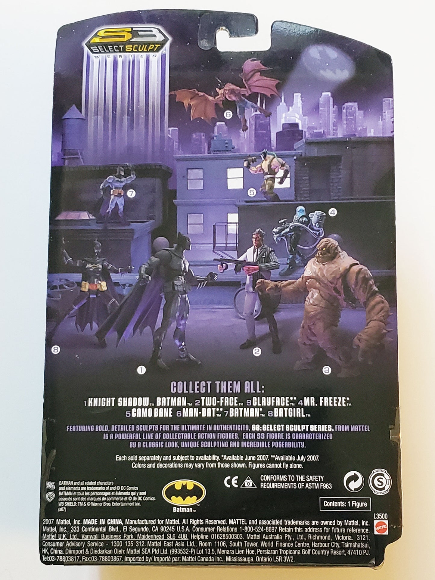 DC Superheroes S3: Select Sculpt Series Camo Bane Action Figure