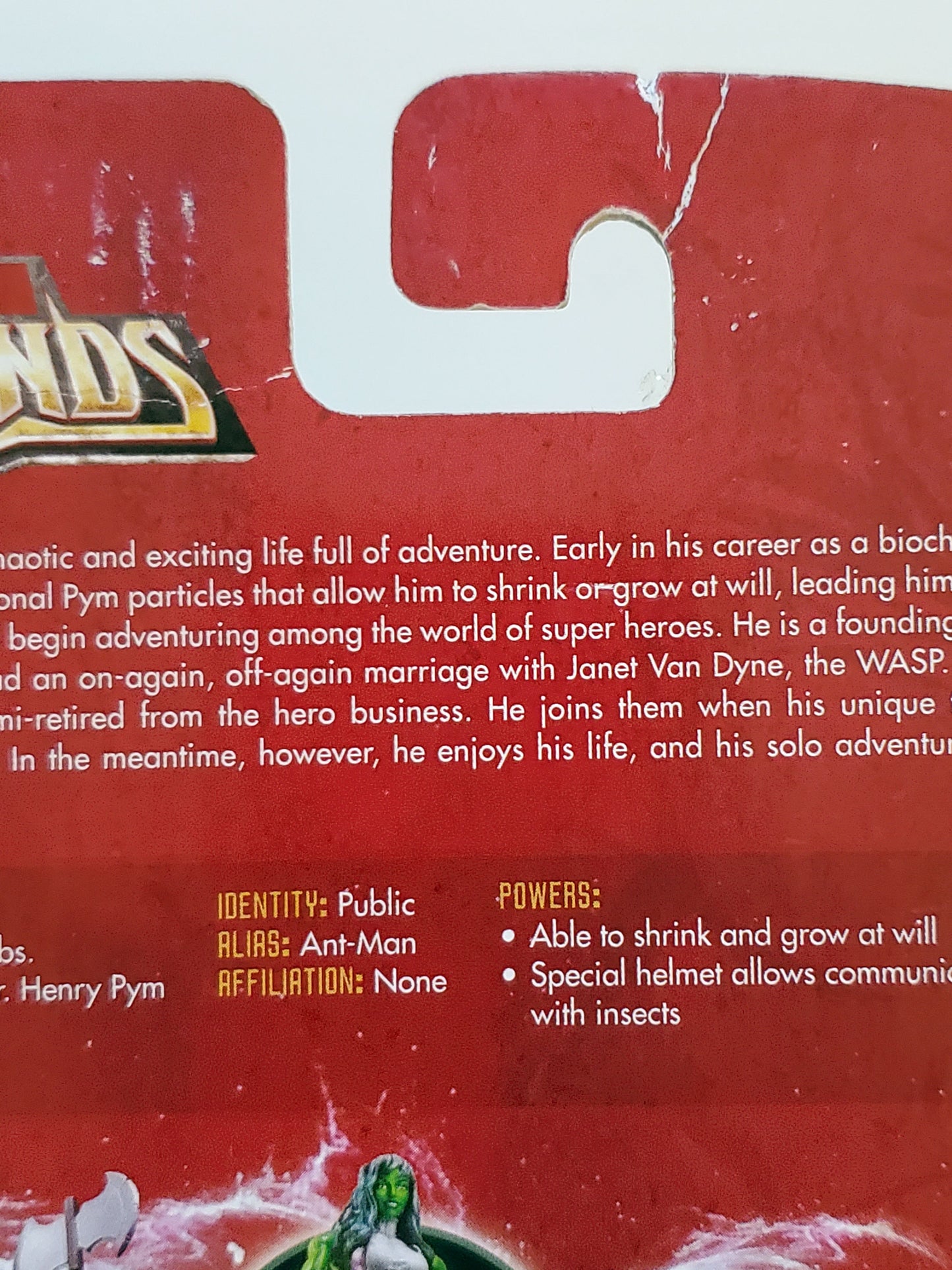 Marvel Legends Blob Series Yellowjacket (Gold Variant) 6-Inch Action Figure