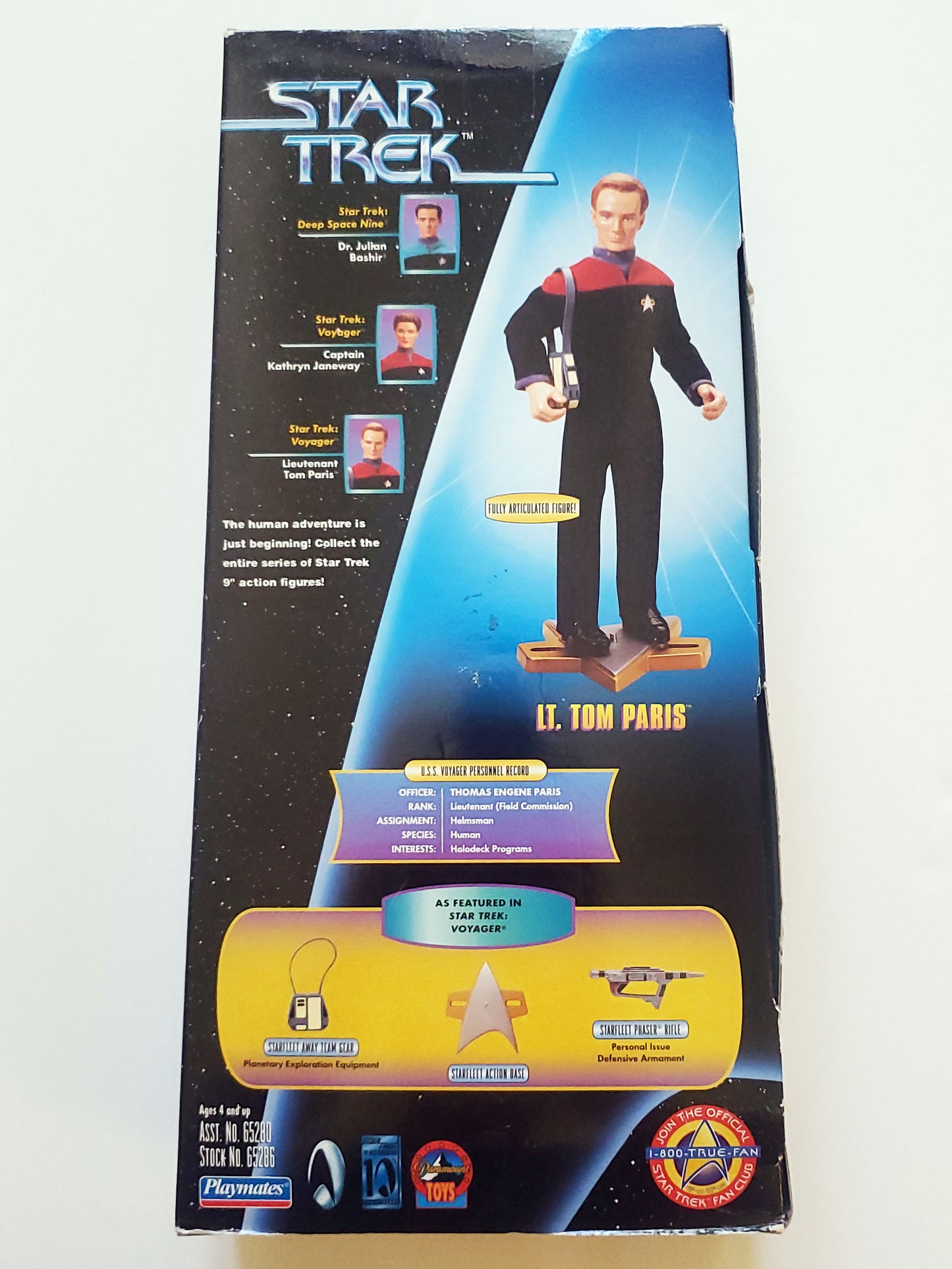 Star Trek Warp Factor Series 2 Lt. Tom Paris 9-Inch Action Figure