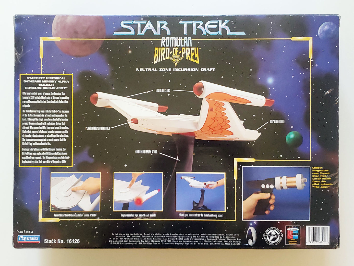 Star Trek Romulan Bird-of-Prey Vehicle