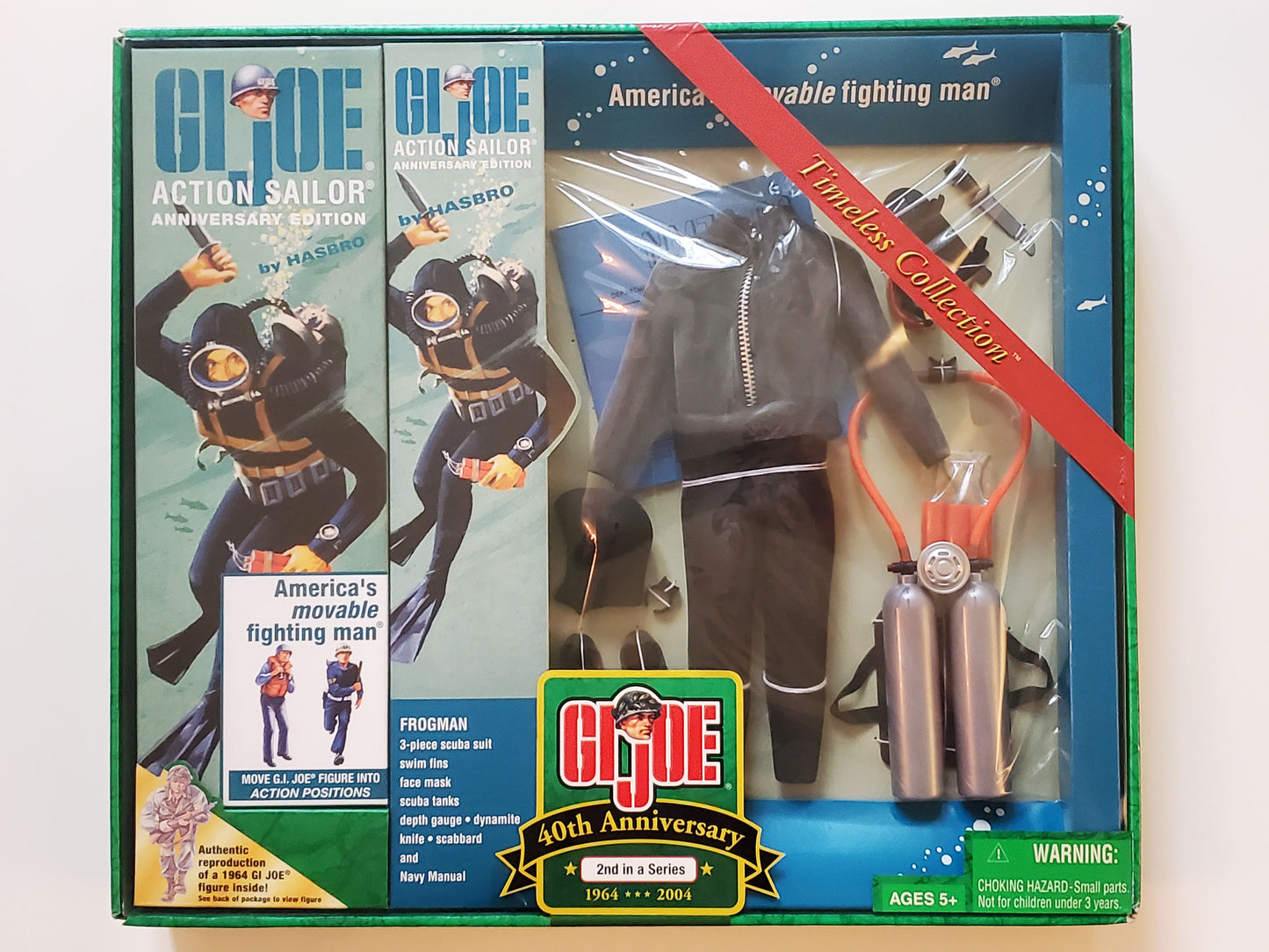 G.I. Joe 40th Anniversary Action Sailor with Frogman (Caucasian) 12-Inch Action Figure Set 2nd in a Series
