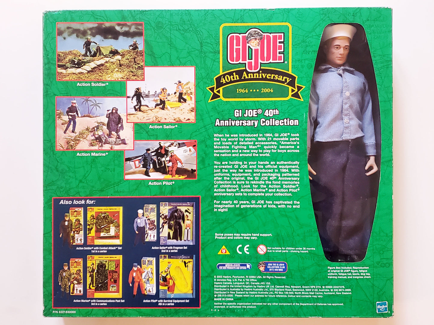 G.I. Joe 40th Anniversary Action Sailor with Frogman (Caucasian) 12-Inch Action Figure Set 2nd in a Series