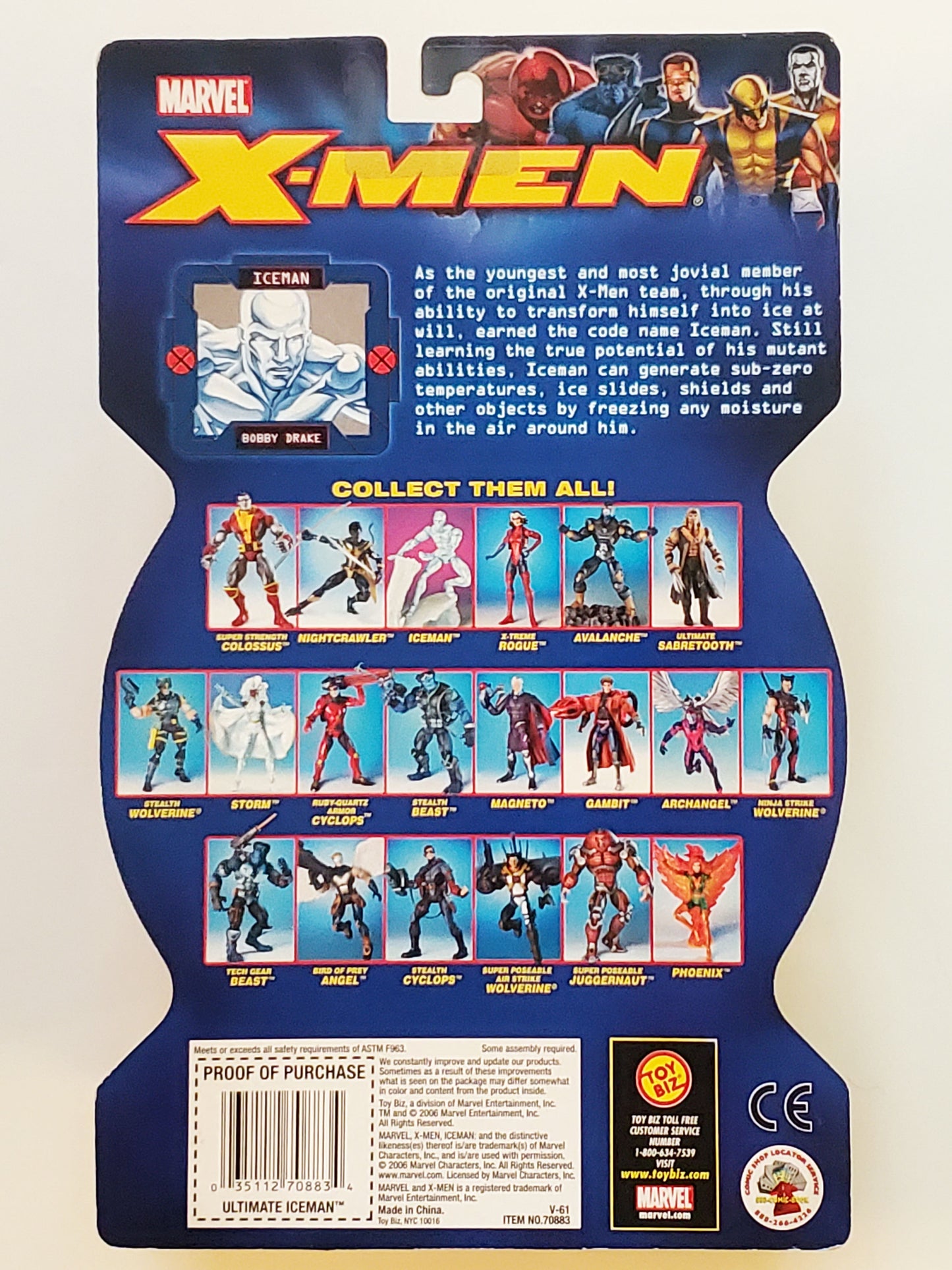 X-Men Classics Ultimate Iceman 6-Inch Action Figure