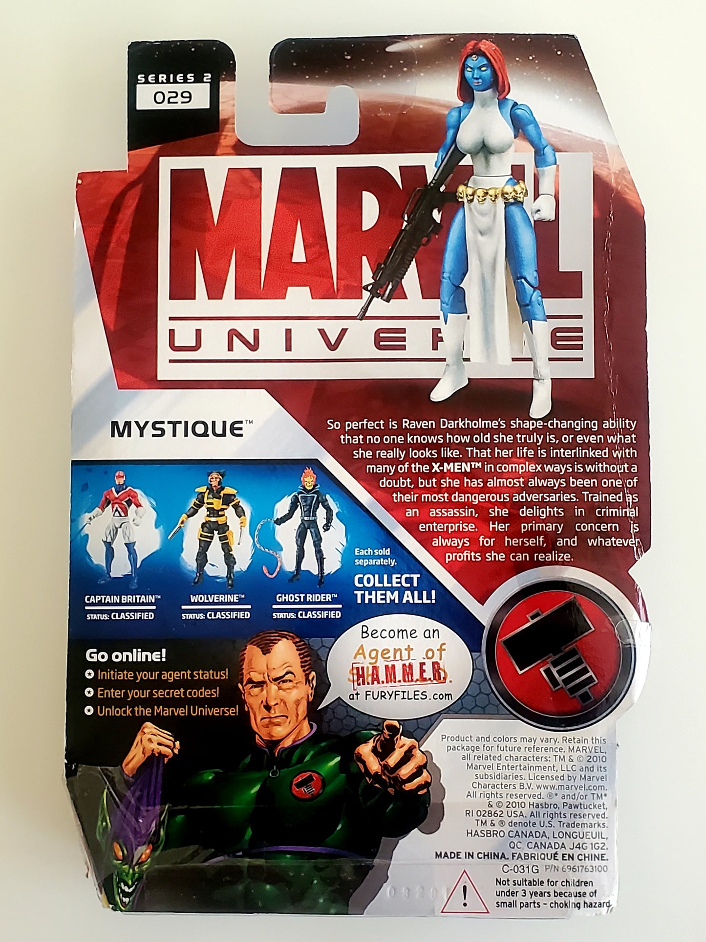 Marvel Universe Series 2 Figure 29 Mystique 3.75-Inch Action Figure