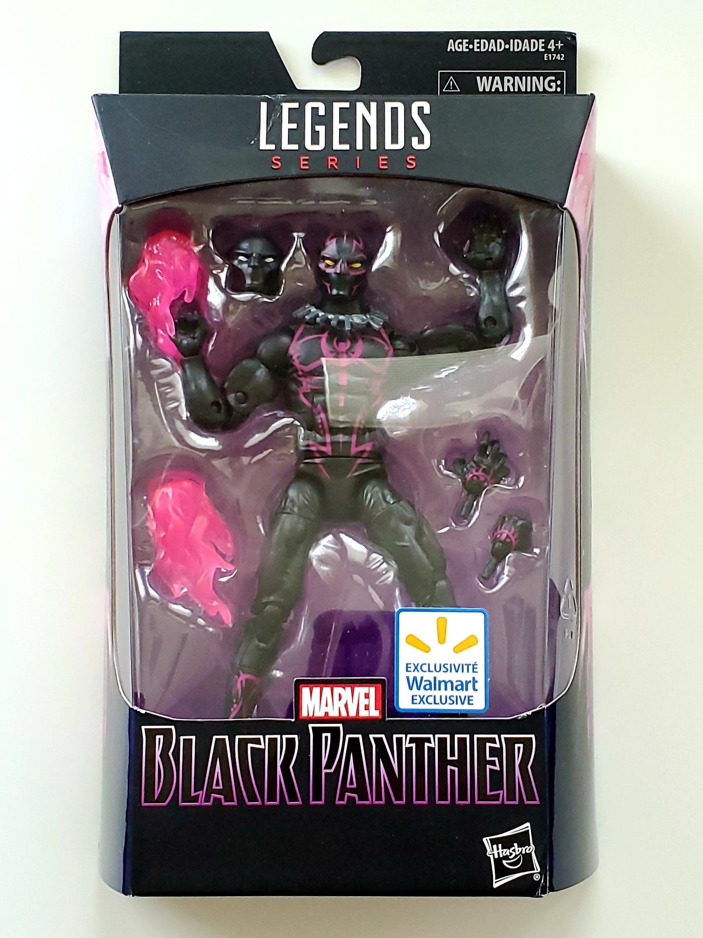 Marvel Legends Pink Vibranium Suit Black Panther Exclusive 6-Inch Action Figure
