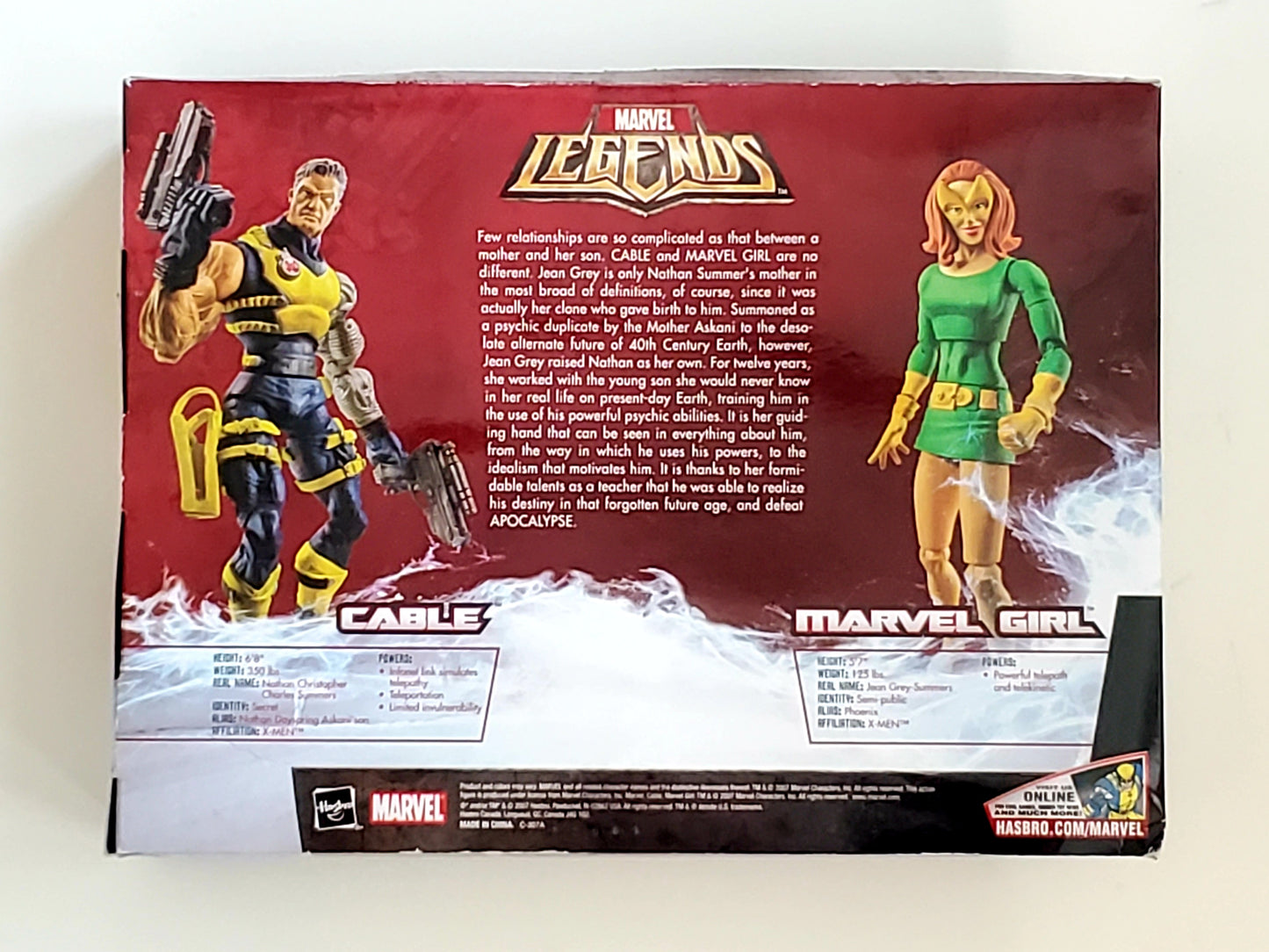 Marvel Legends Cable & Marvel Girl Action Figure 2-Pack