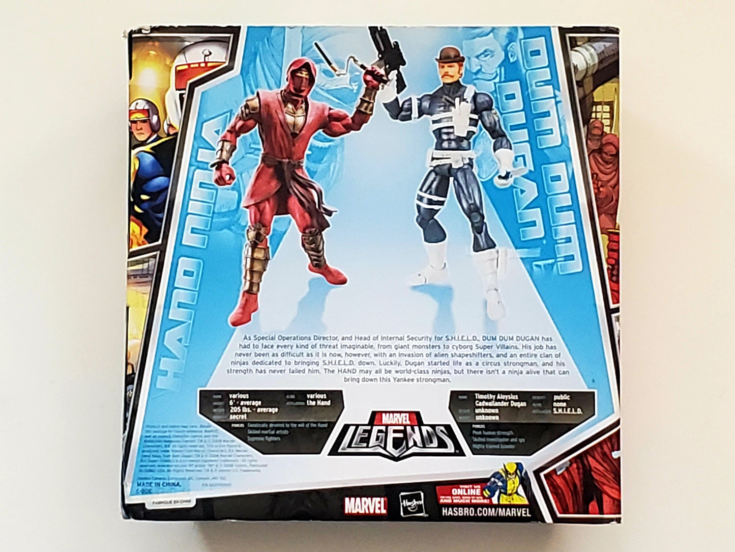 Marvel Legends Ninjas vs. Super Spies (Hand Ninja & Dum Dum Dugan) Action Figure 2-Pack