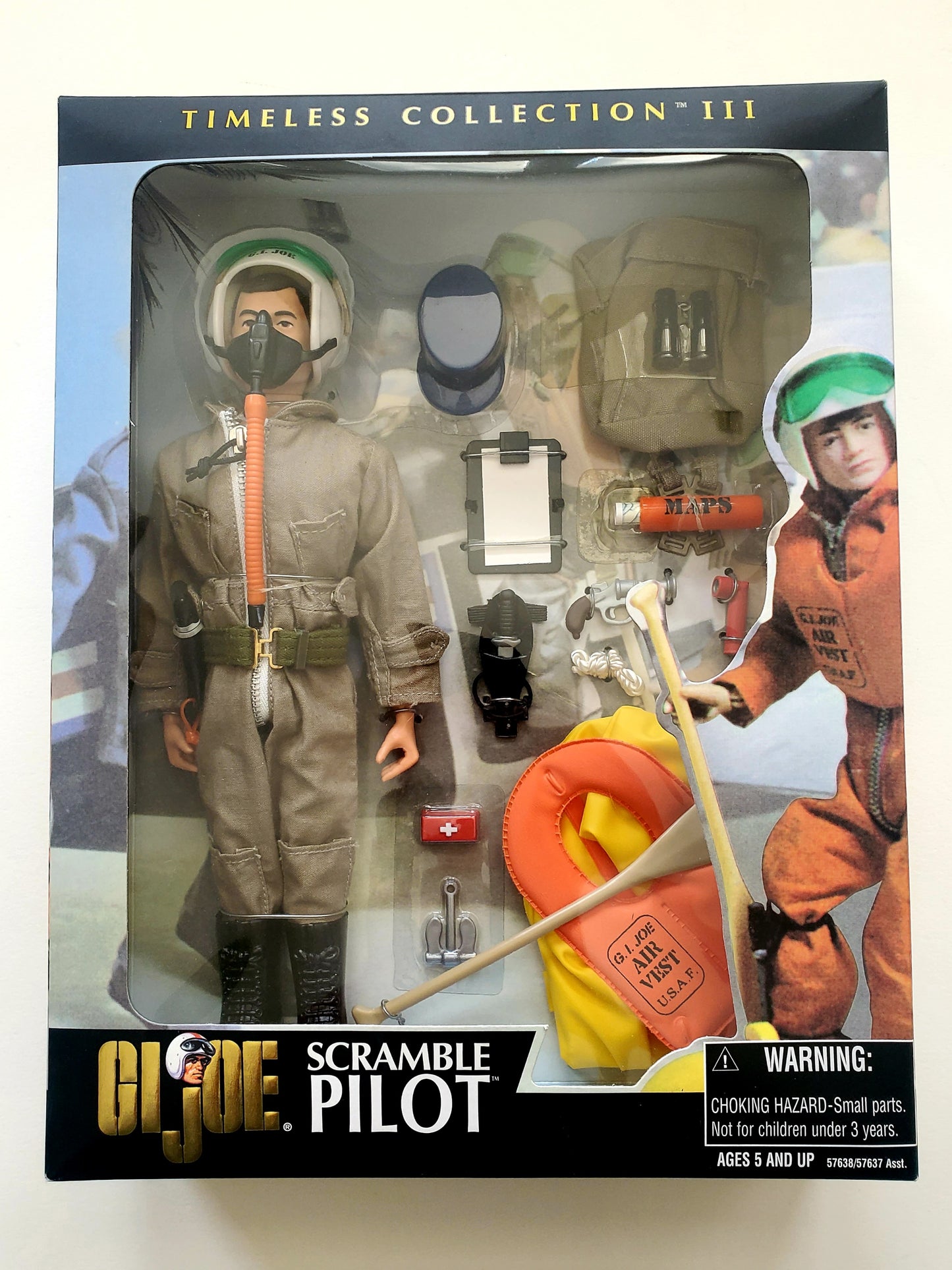 G.I. Joe Timeless Collection III Scramble Pilot (Caucasian) 12-Inch Action Figure