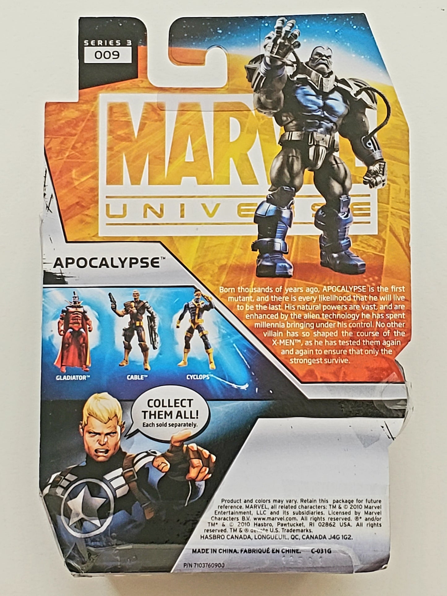 Marvel Universe Series 3 Figure 9 Apocalypse 3.75-Inch Action Figure