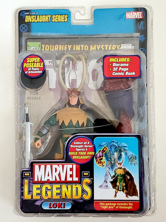 Marvel Legends Onslaught Series Loki (Long Horn) 6-Inch Action Figure