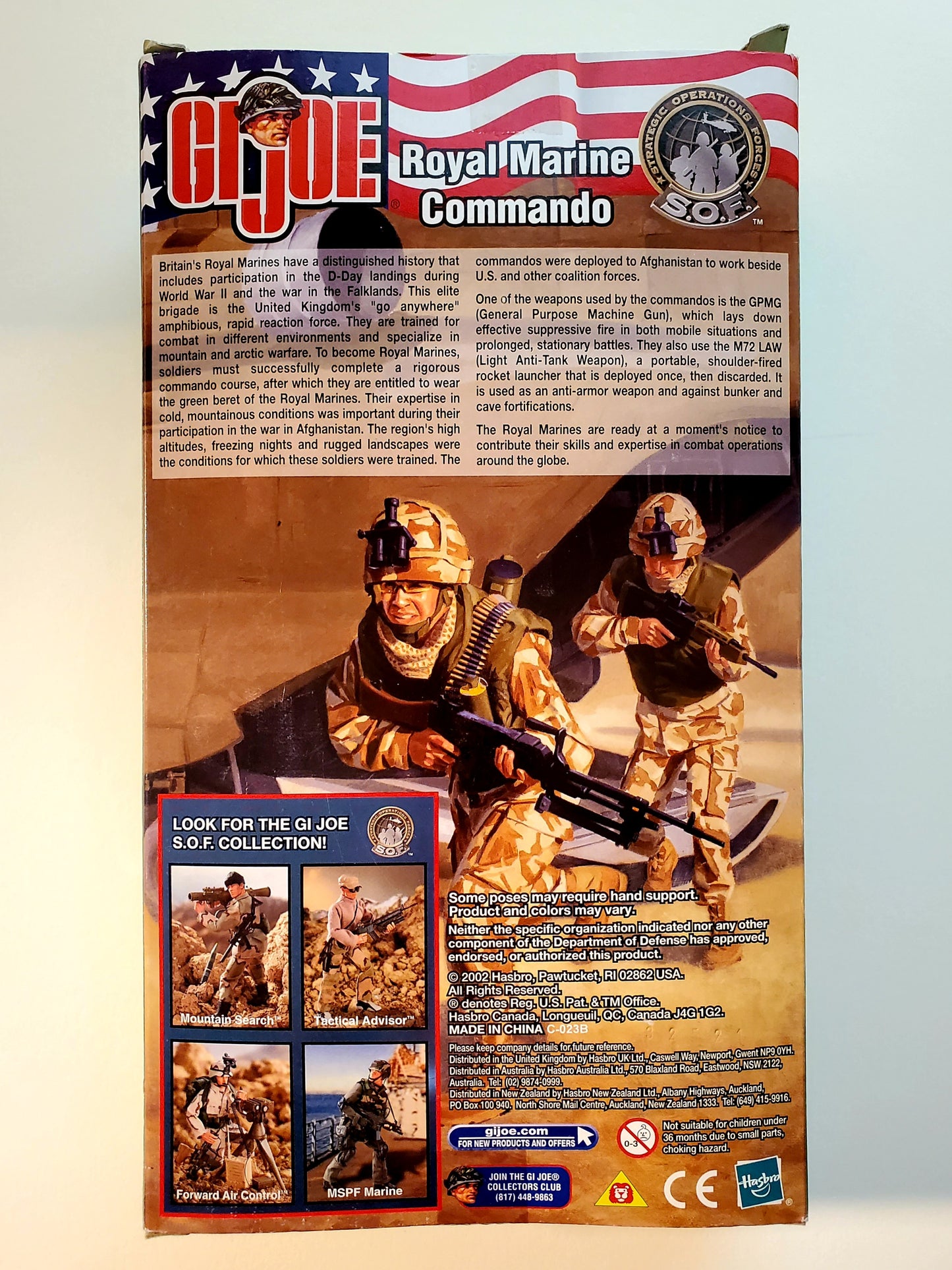 G.I. Joe Strategic Operations Forces Royal Marine Commando 12-Inch Action Figure (2002)