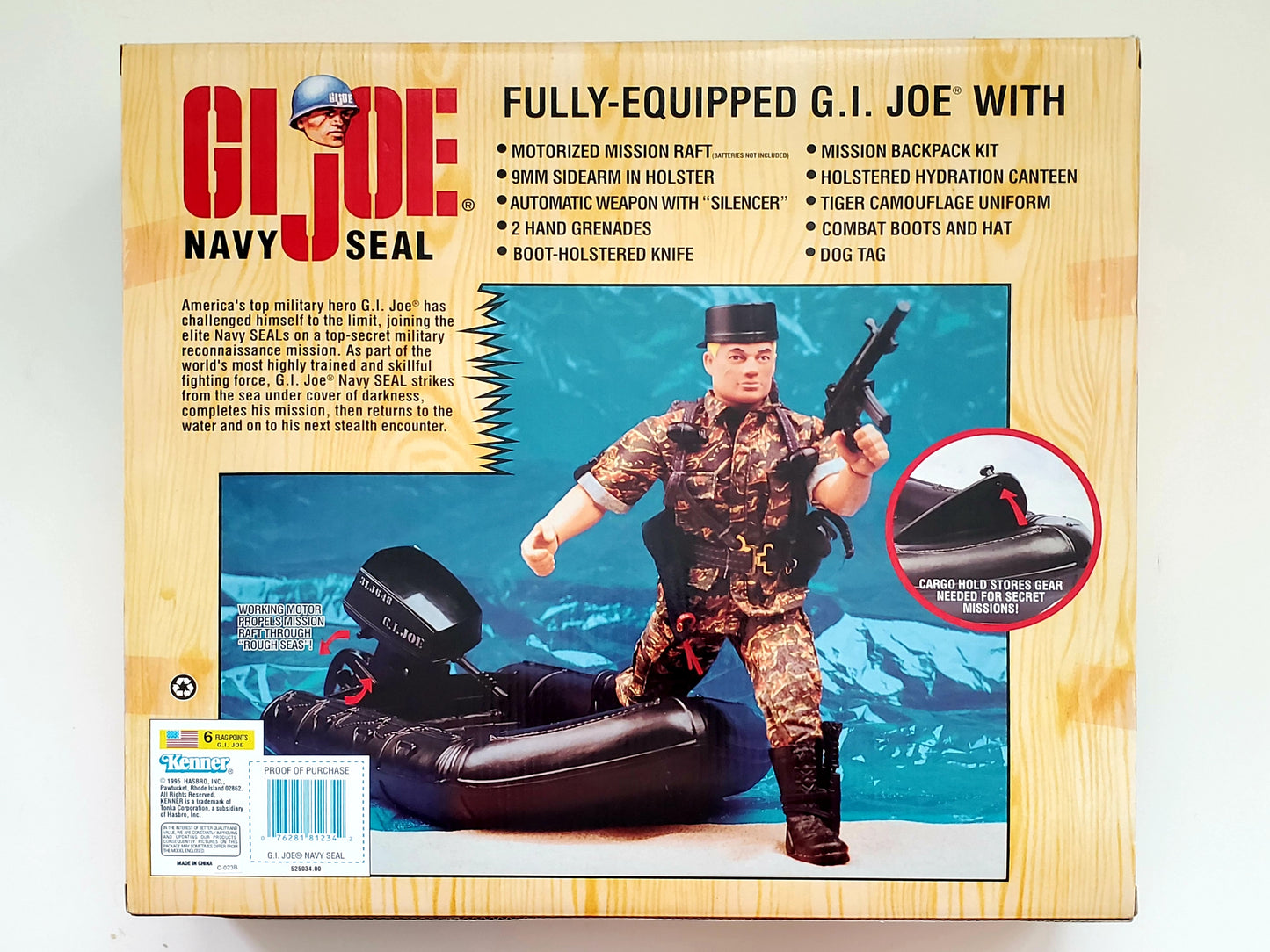 G.I. Joe Navy Seal and Mission Raft Exclusive 12-Inch Action Figure and Vehicle