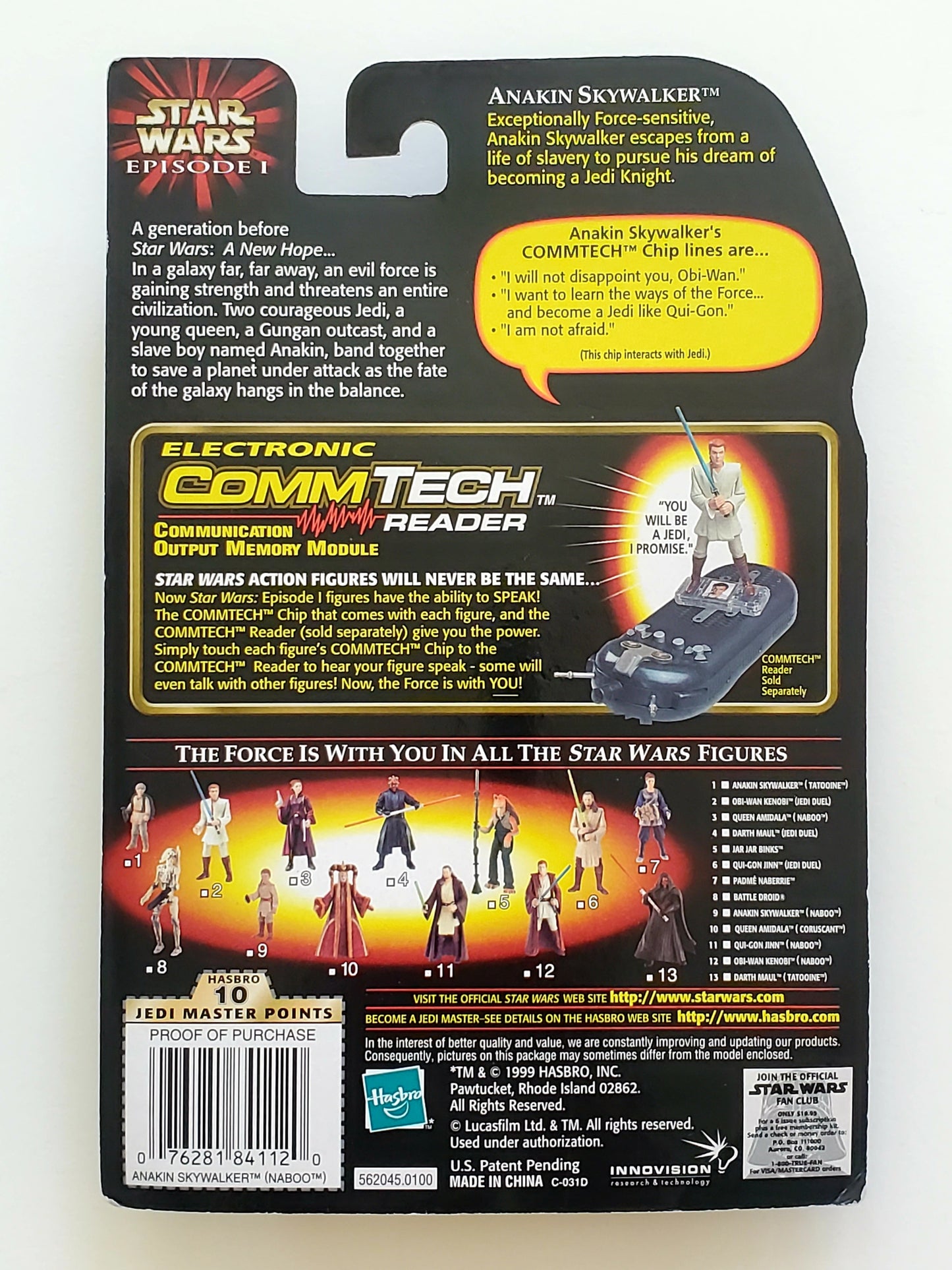 Star Wars: Episode 1 Anakin Skywalker (Naboo) 3.75-Inch Scale Action Figure