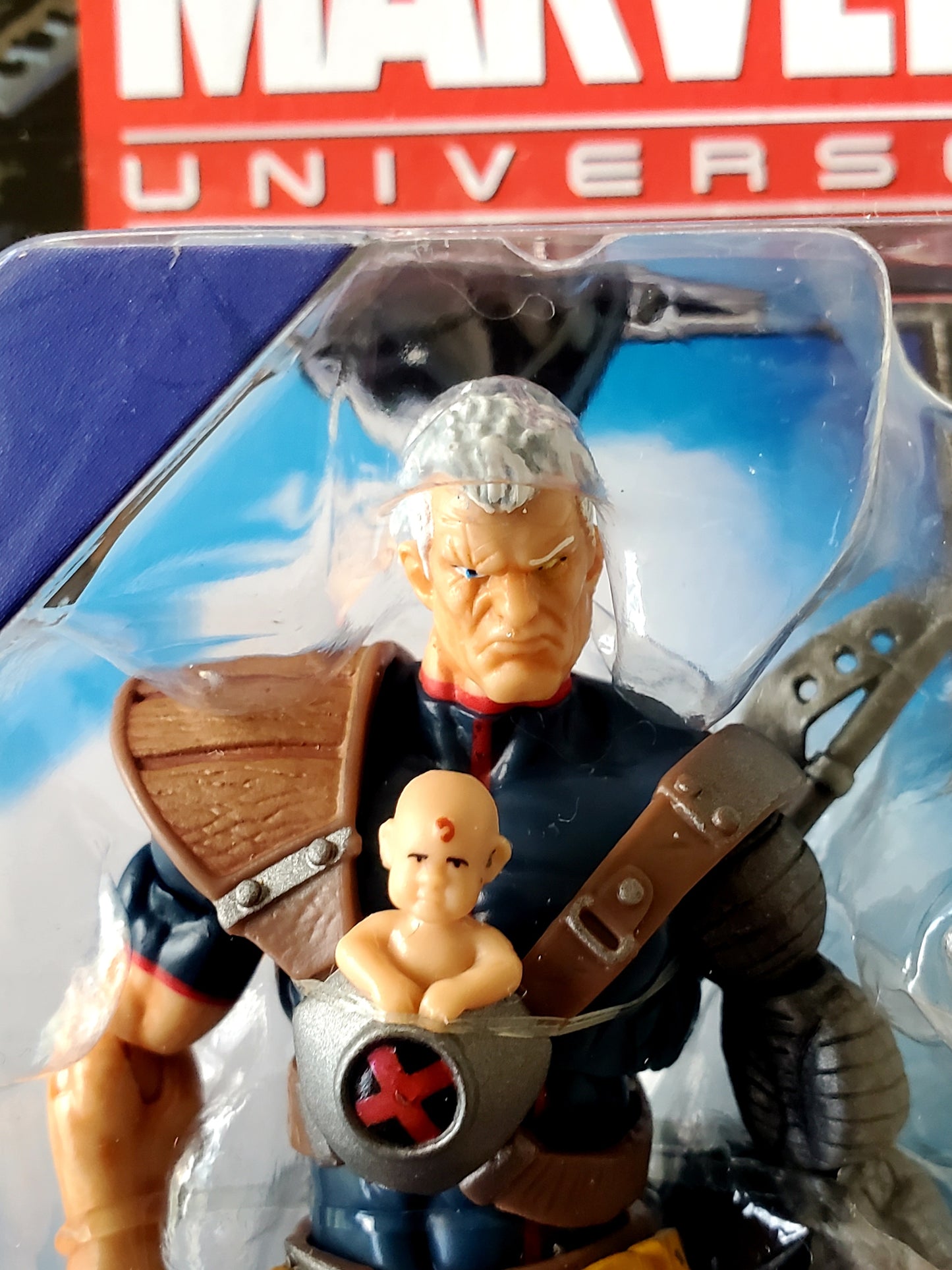 Marvel Universe Series 3 Figure 007 Cable (with Baby Hope) 3.75-Inch Action Figure