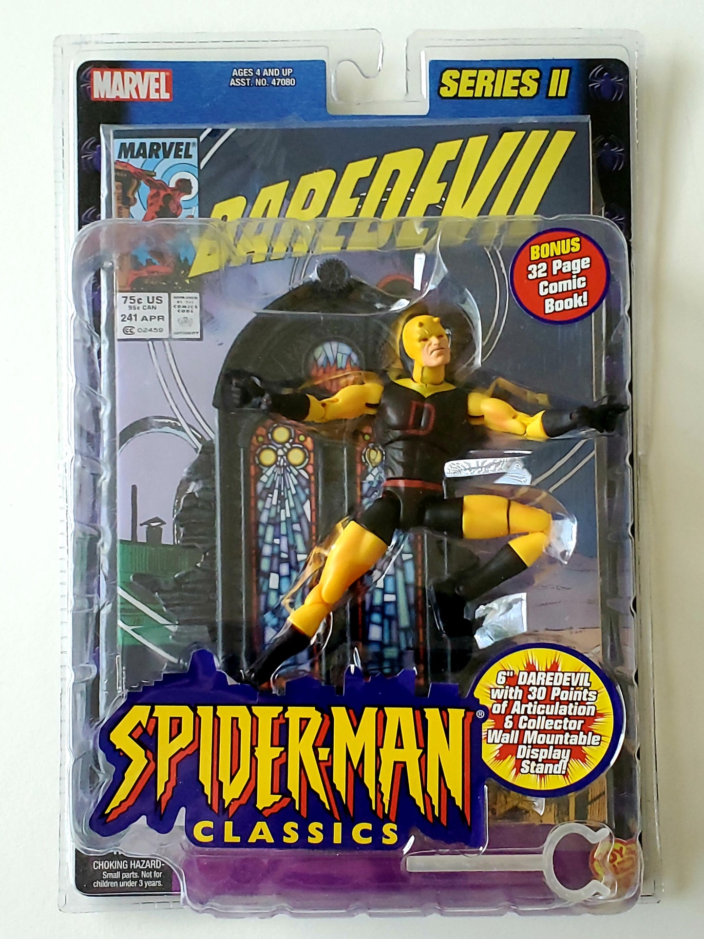 Spider-Man Classics Series II Daredevil (Black and Yellow Costume Variant) 6-Inch Action Figure