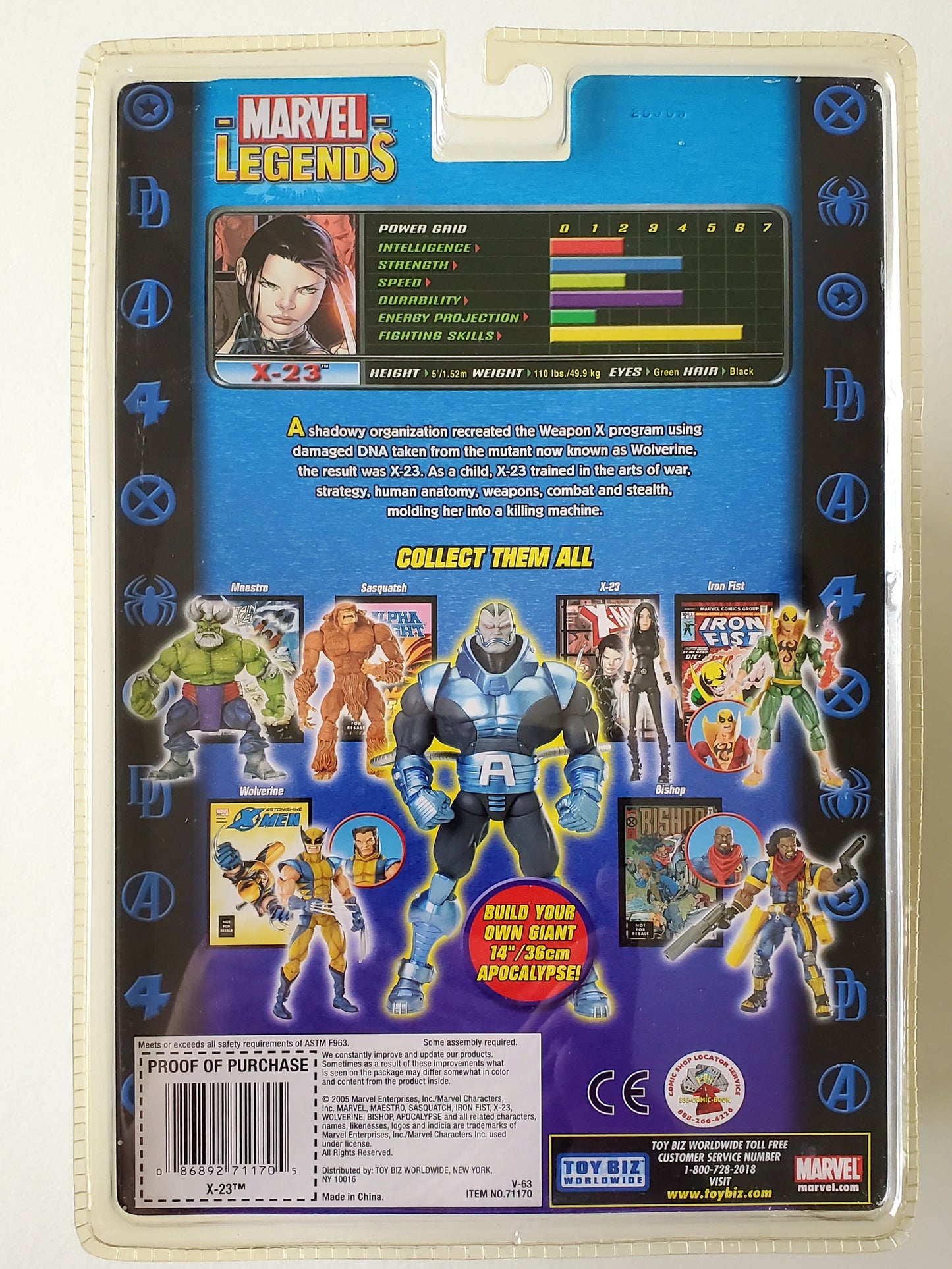 Marvel Legends Apocalypse Series X-23 (purple costume) 6-Inch Action Figure