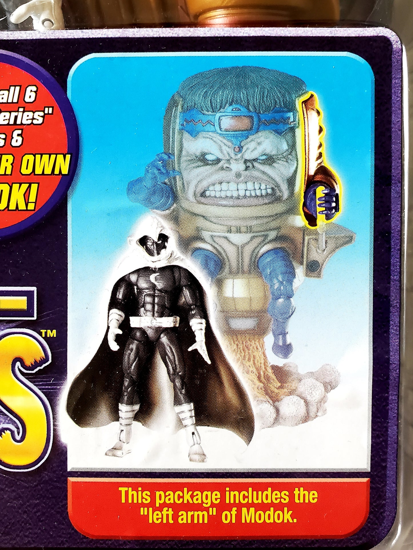 Marvel Legends MODOK Series Moon Knight (Silver Variant) 6-Inch Action Figure