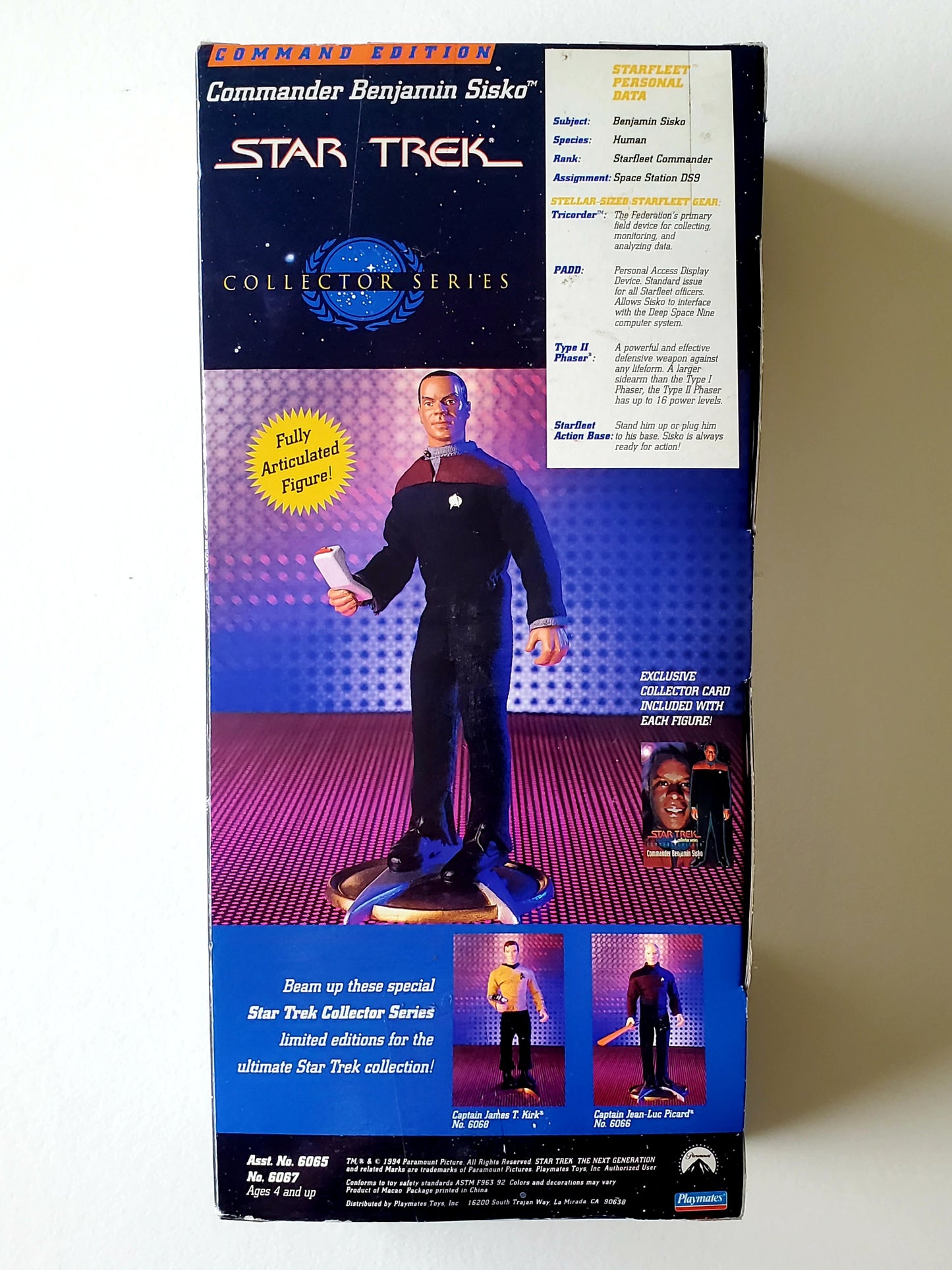 Star Trek Collector Series Commander Benjamin Sisko 9-Inch Action Figure