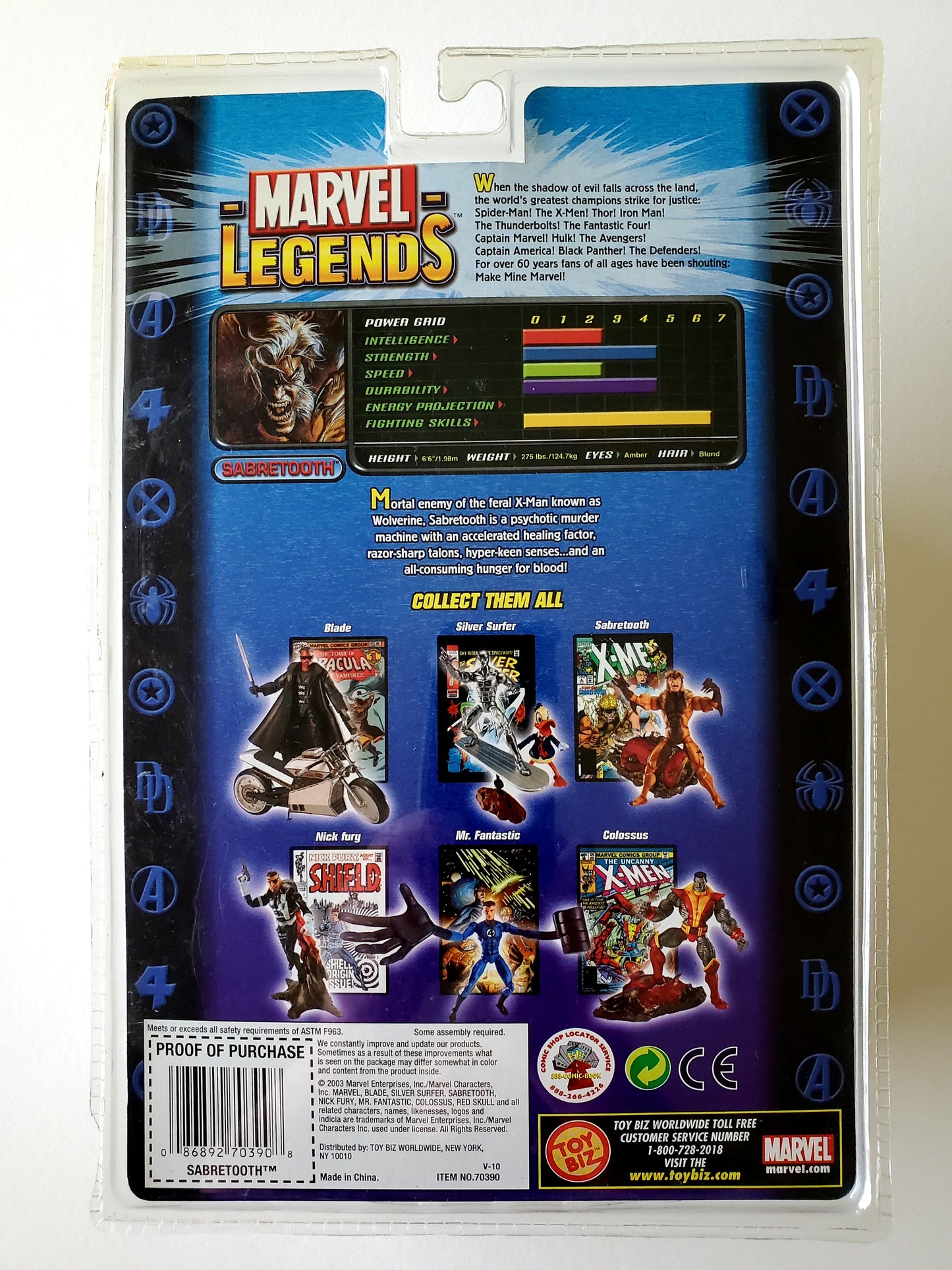 Marvel Legends Series V Sabretooth 6-Inch Action Figure